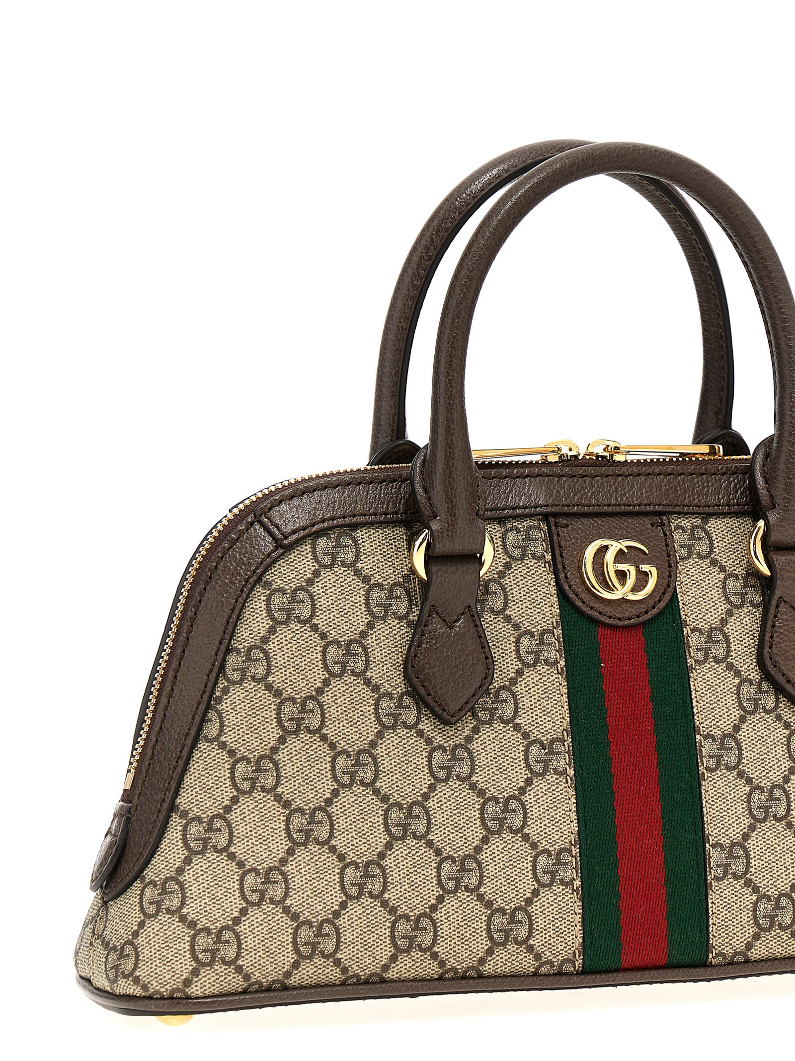 Shop Gucci Ophidia Small Handbag In Multicolor