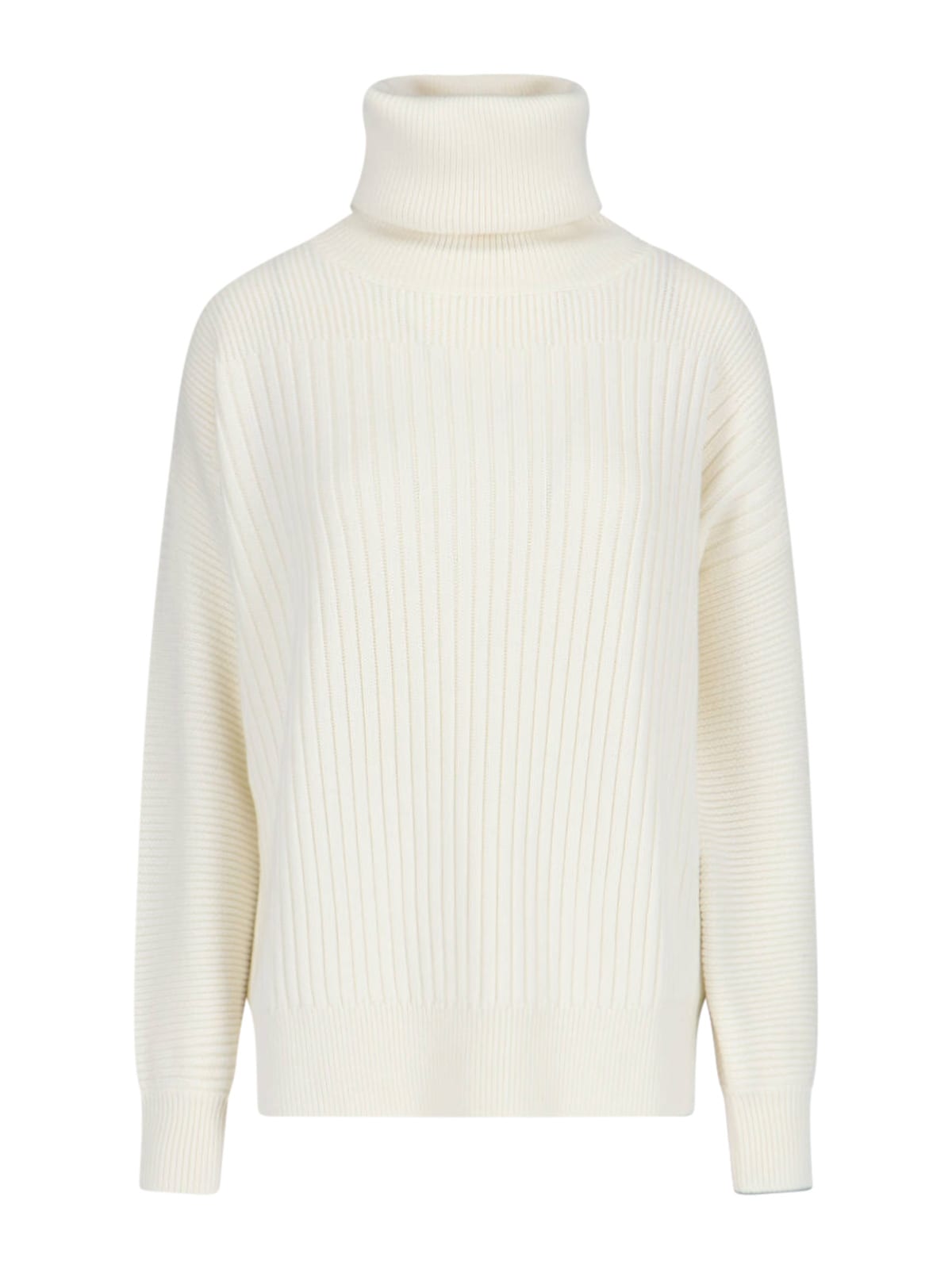 Moncler Genius Maglione A Collo Alto In Collaborazione Con Willow Smith In Neutral