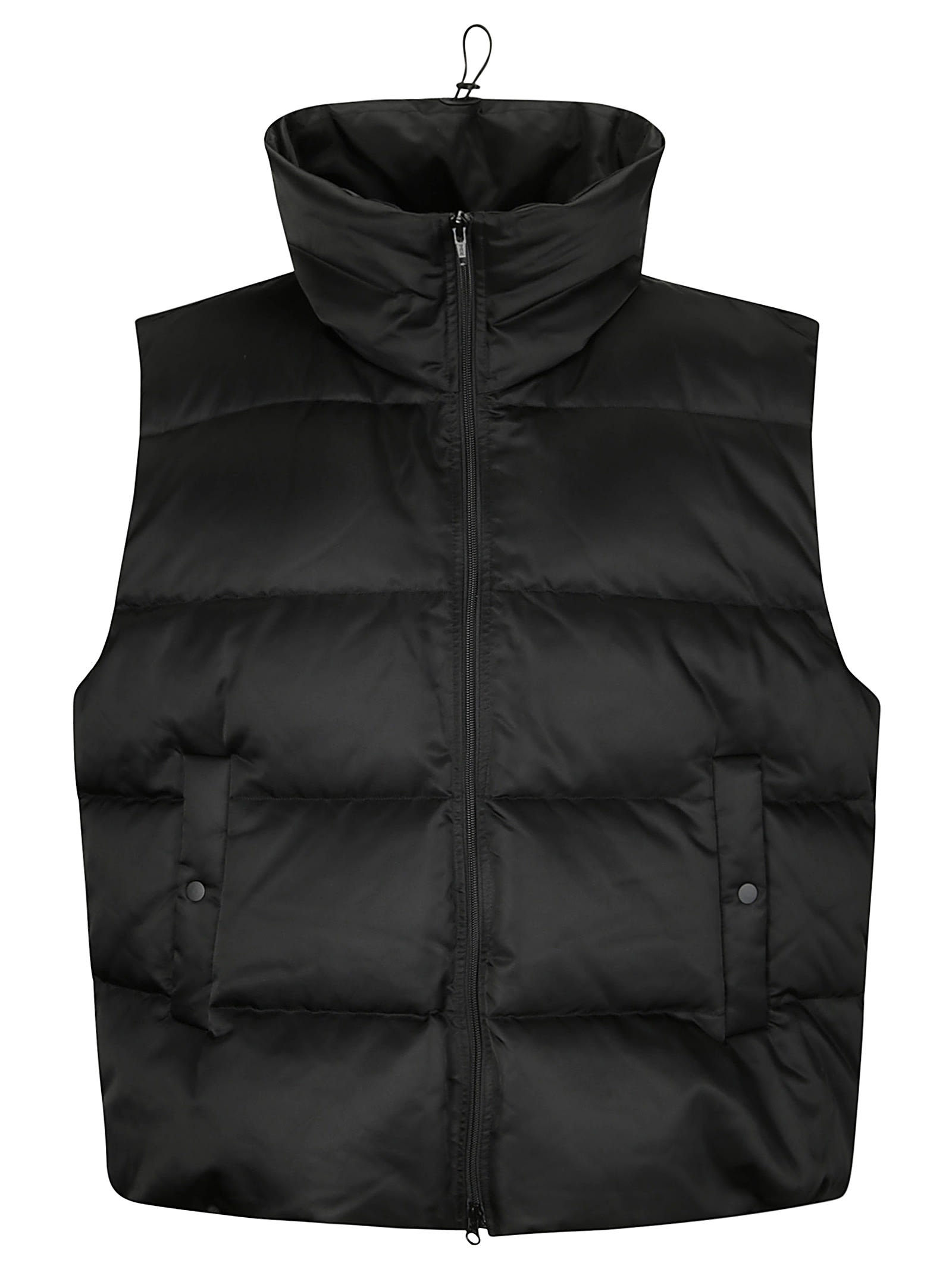 Shop Jnby Down Waistcoat In Black