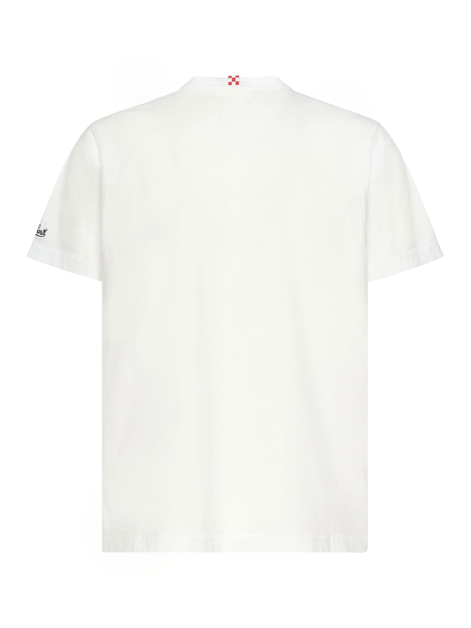 Mc2 Saint Barth Dover T-shirt With Logo In White