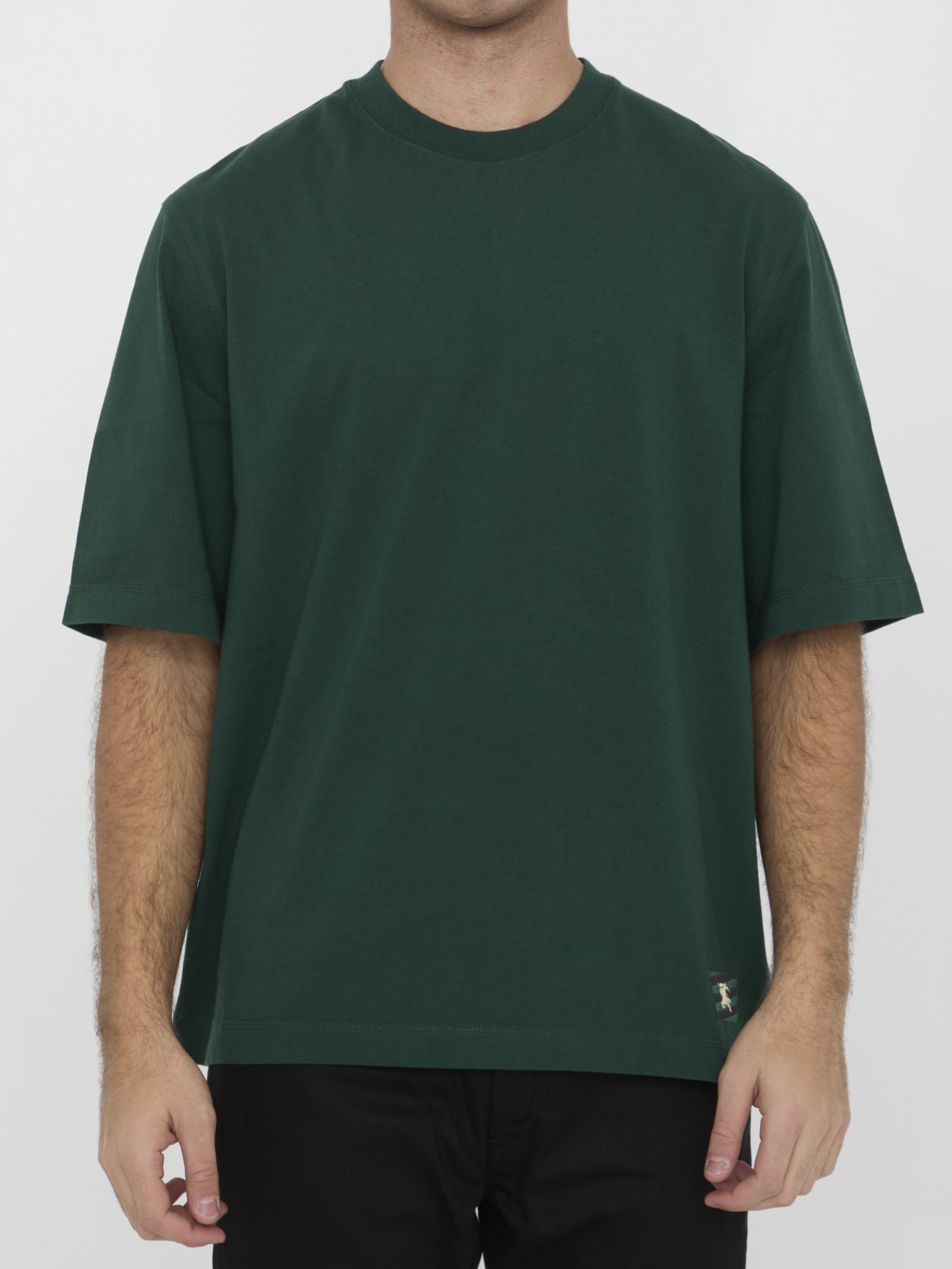 Burberry Cotton T-shirt In Ivy