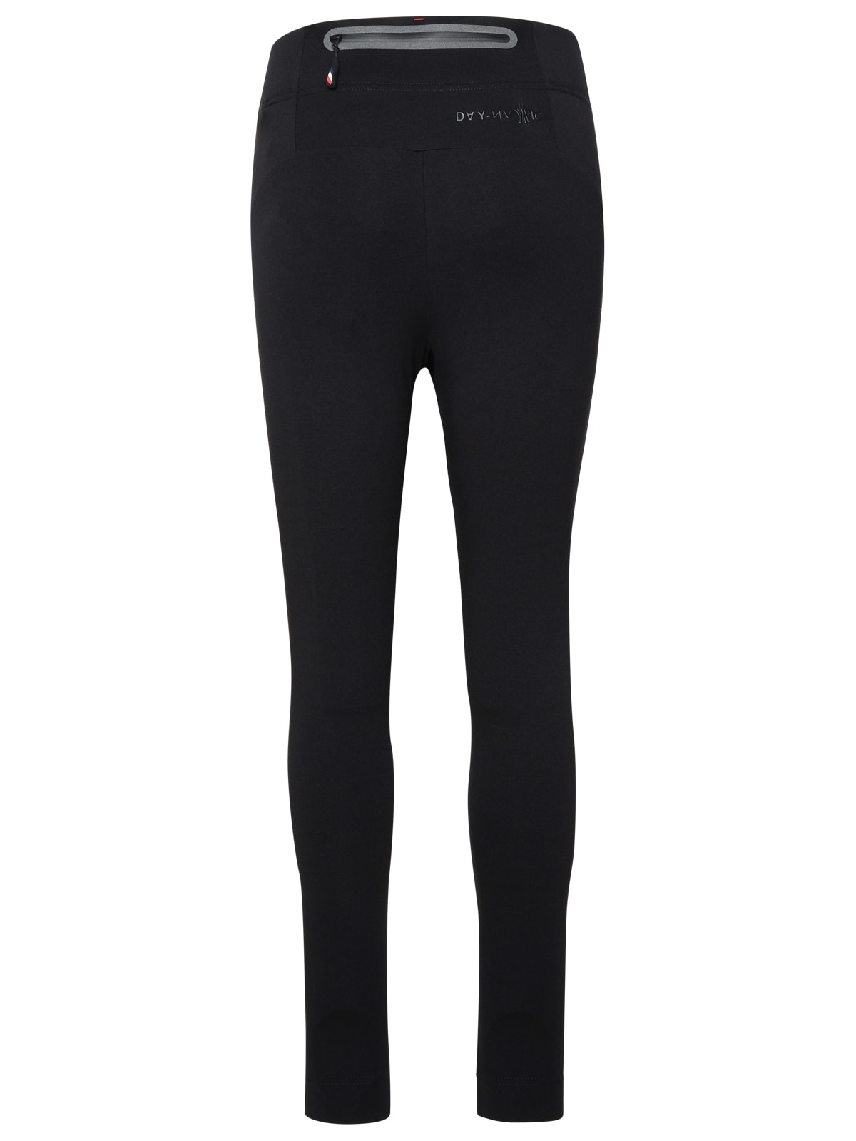 Shop Moncler Black Nylon Blend Leggings