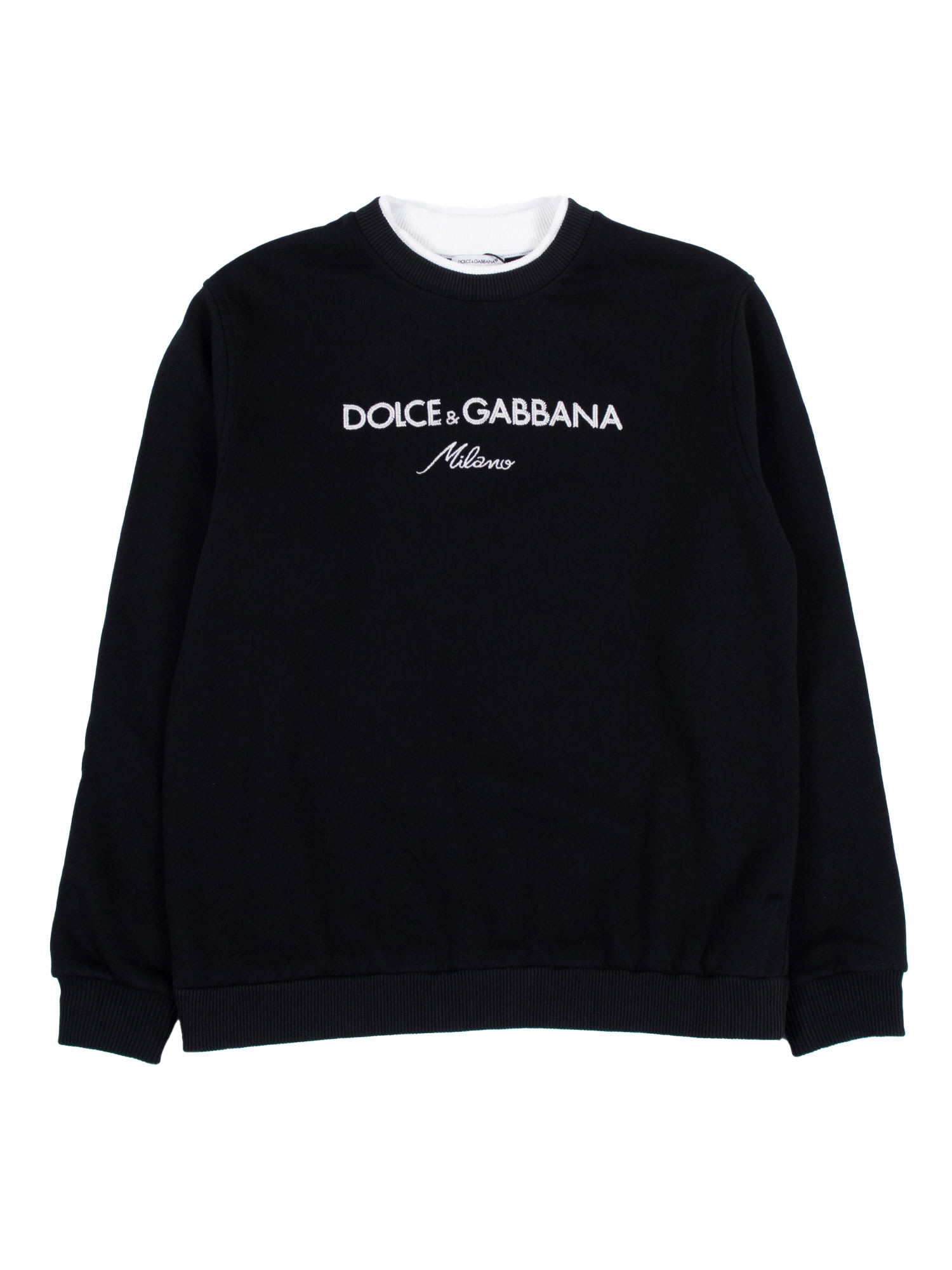 Dolce & Gabbana Long-sleeved Tops In Black
