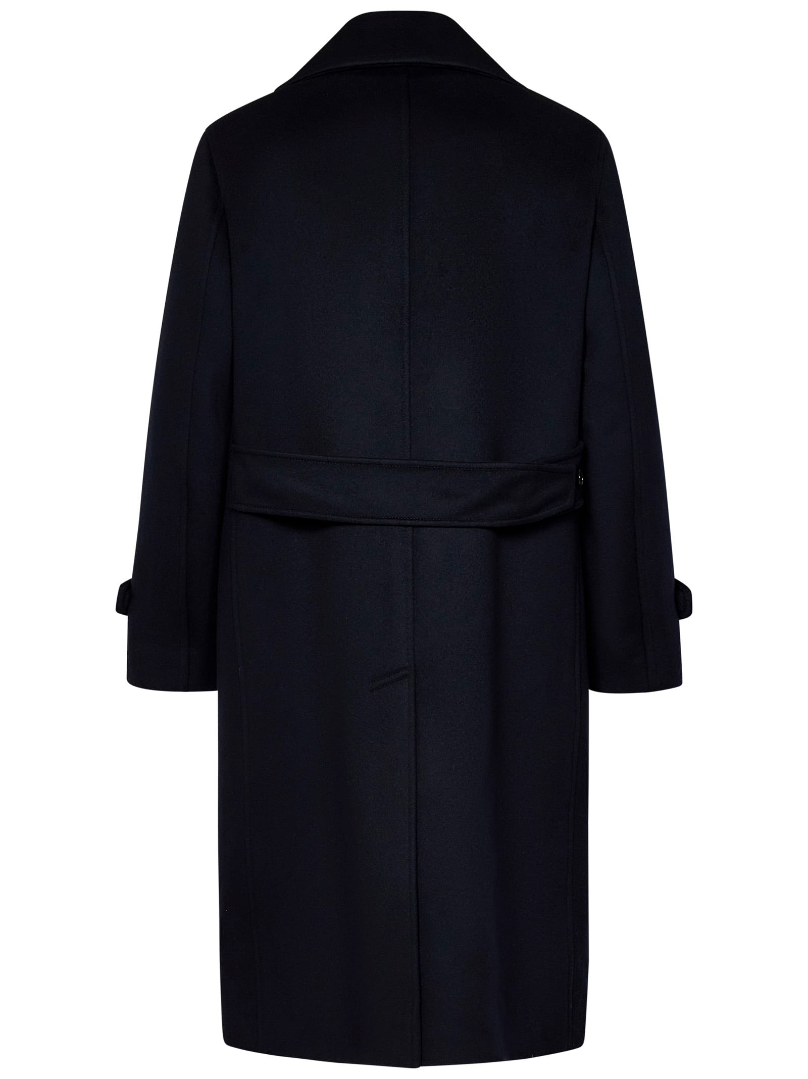 Shop Brioni Monforte Coat In Blue