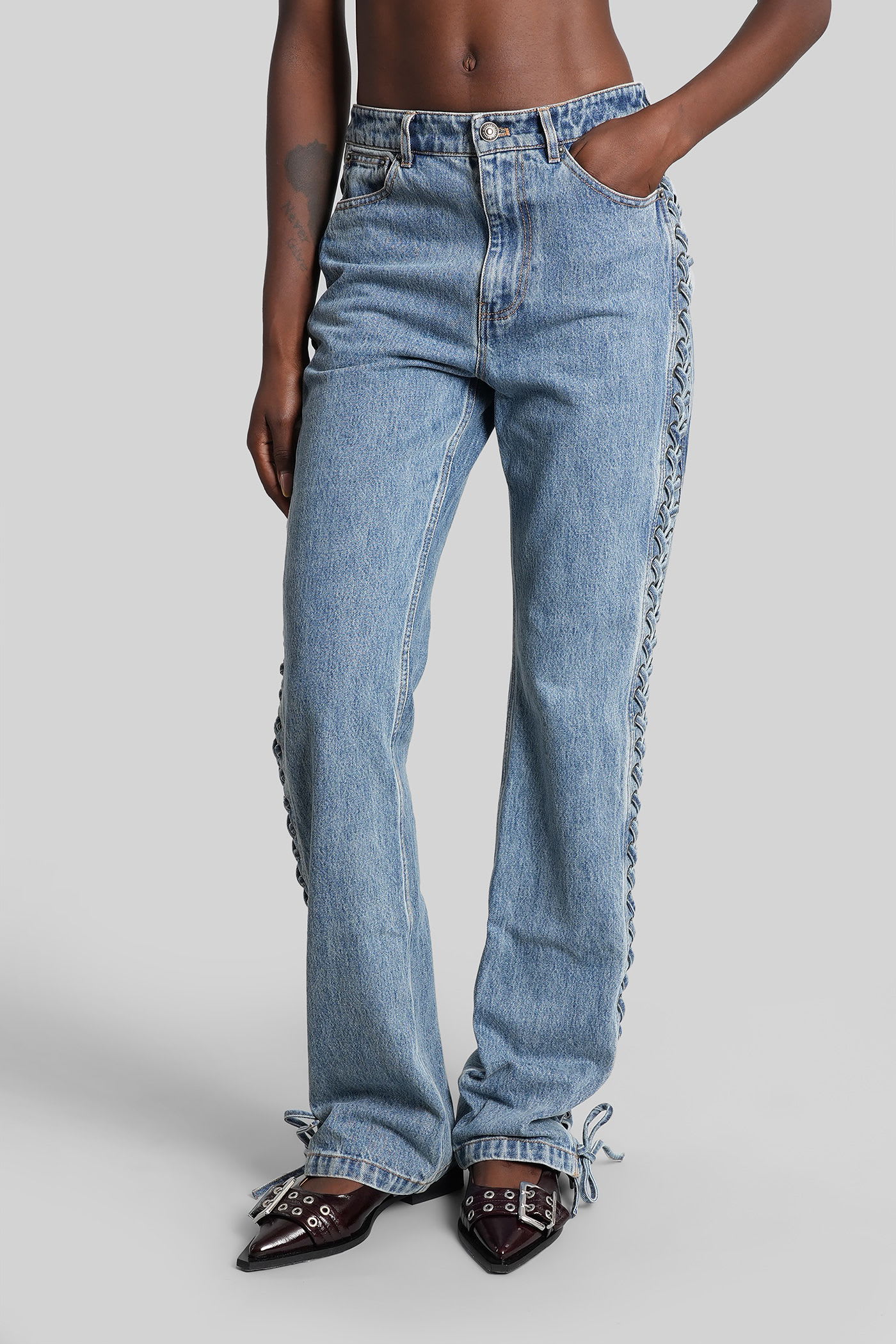 Jeans In Blue Cotton