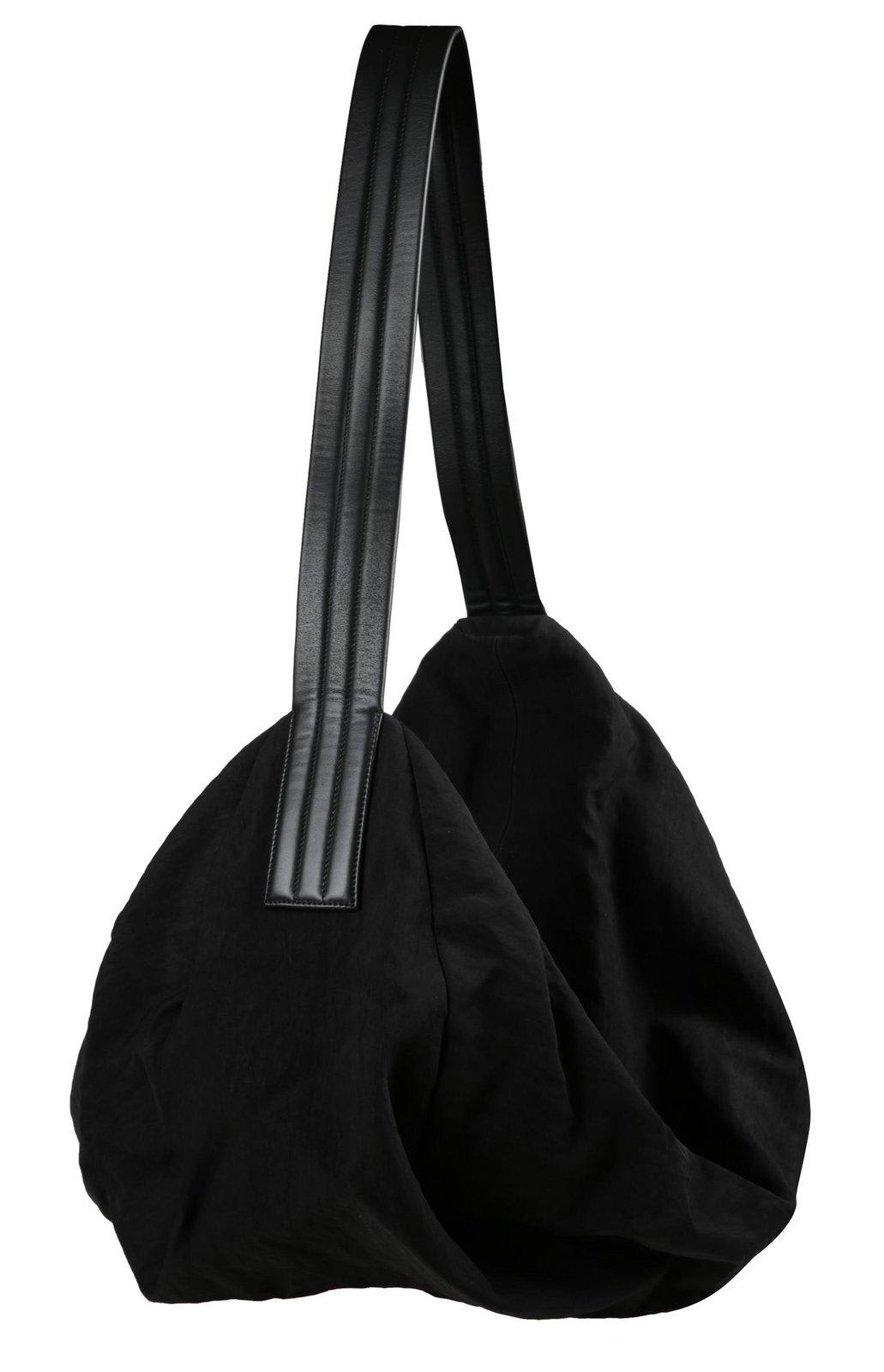 Fear Of God Shell Logo Patch Crossbody Bag In Black