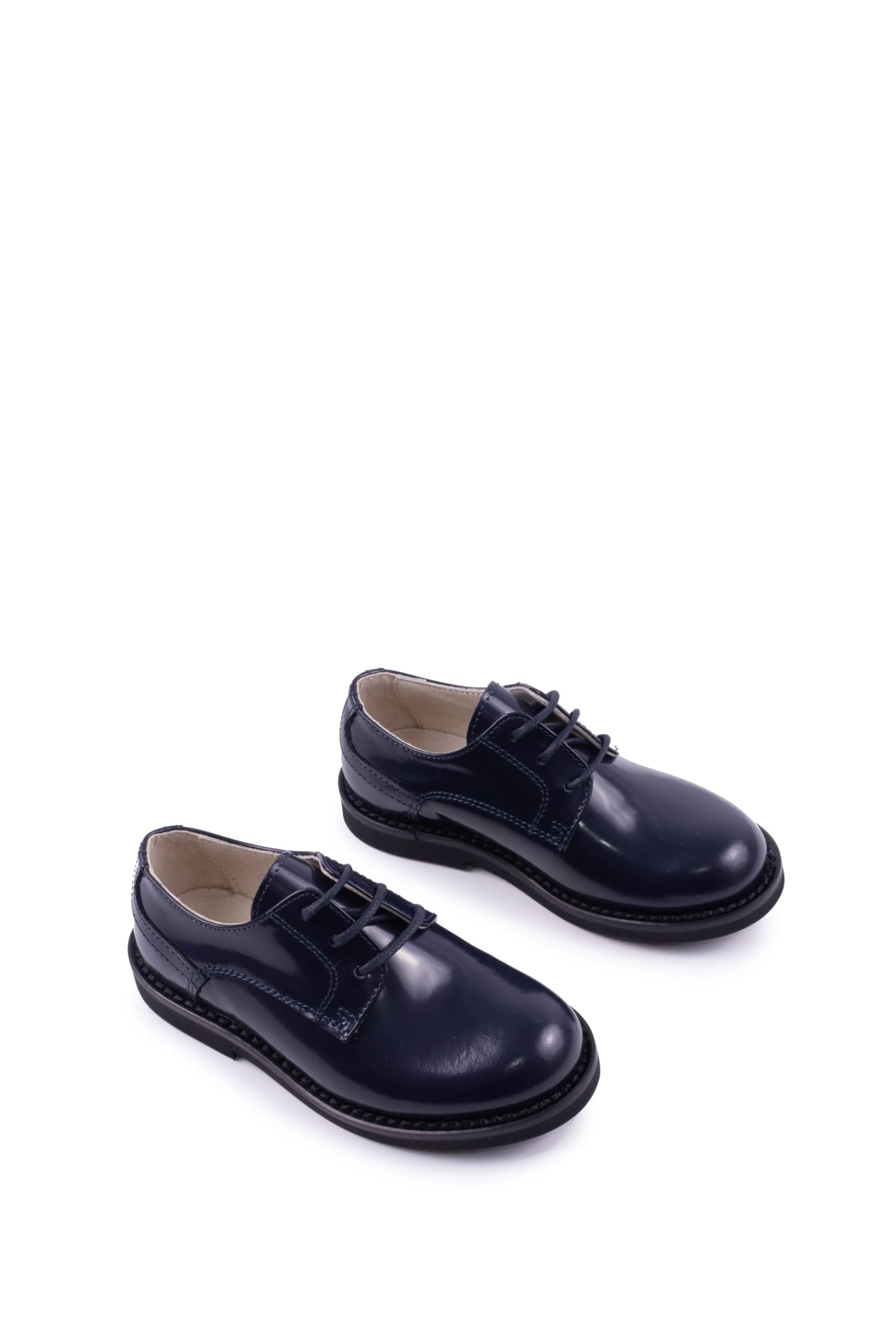 Shop Andrea Montelpare Leather Shoes In Blue