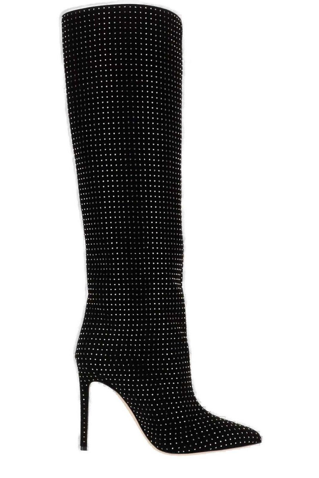 Embellished Knee-high Boots