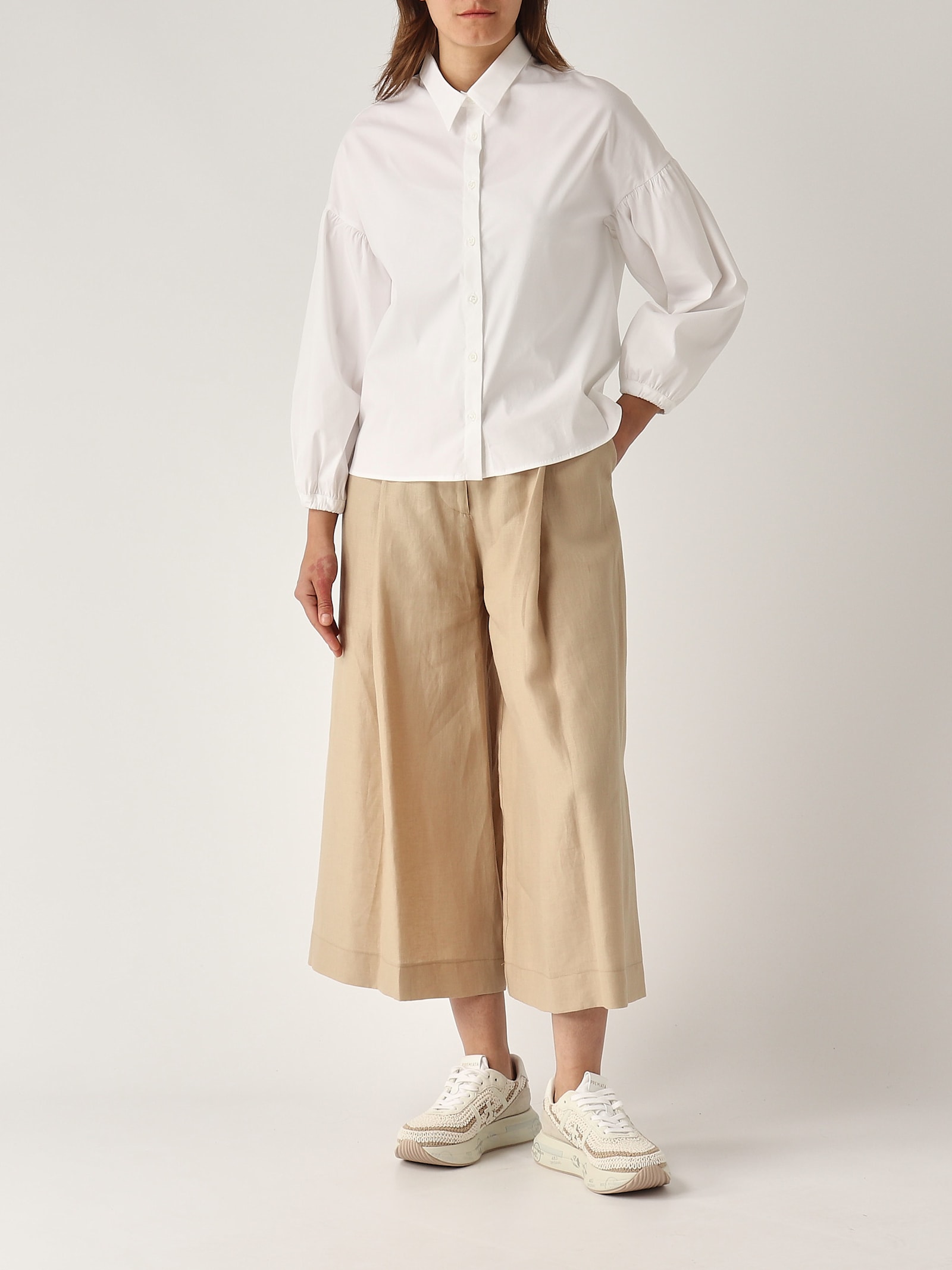 Gran Sasso Gonna Pantalone Trousers In Brown