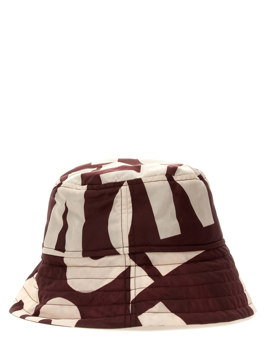 Dries Van Noten Bucket Hat In Bordeaux