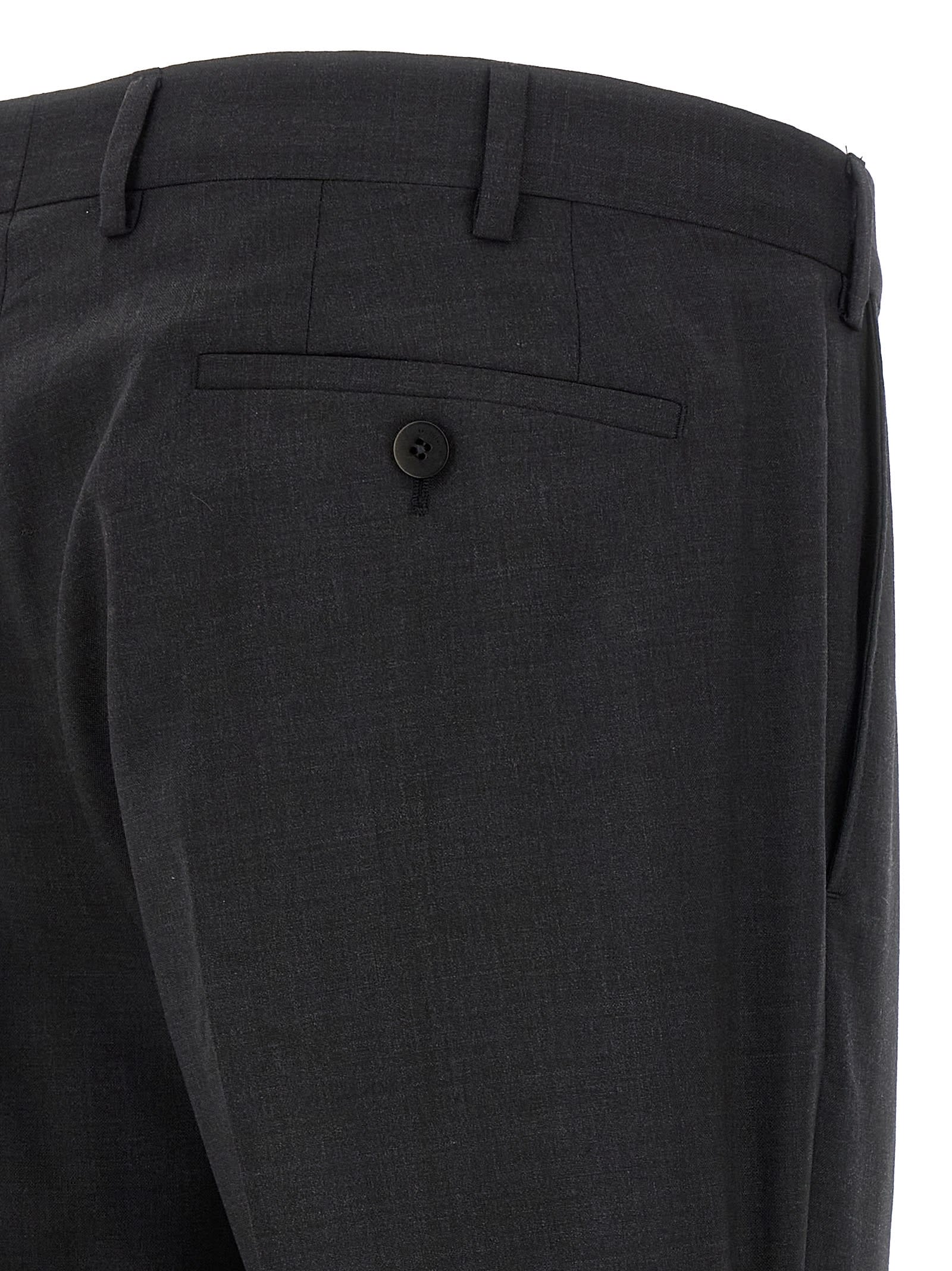 Pal Zileri Wool Pants Gray In Gray