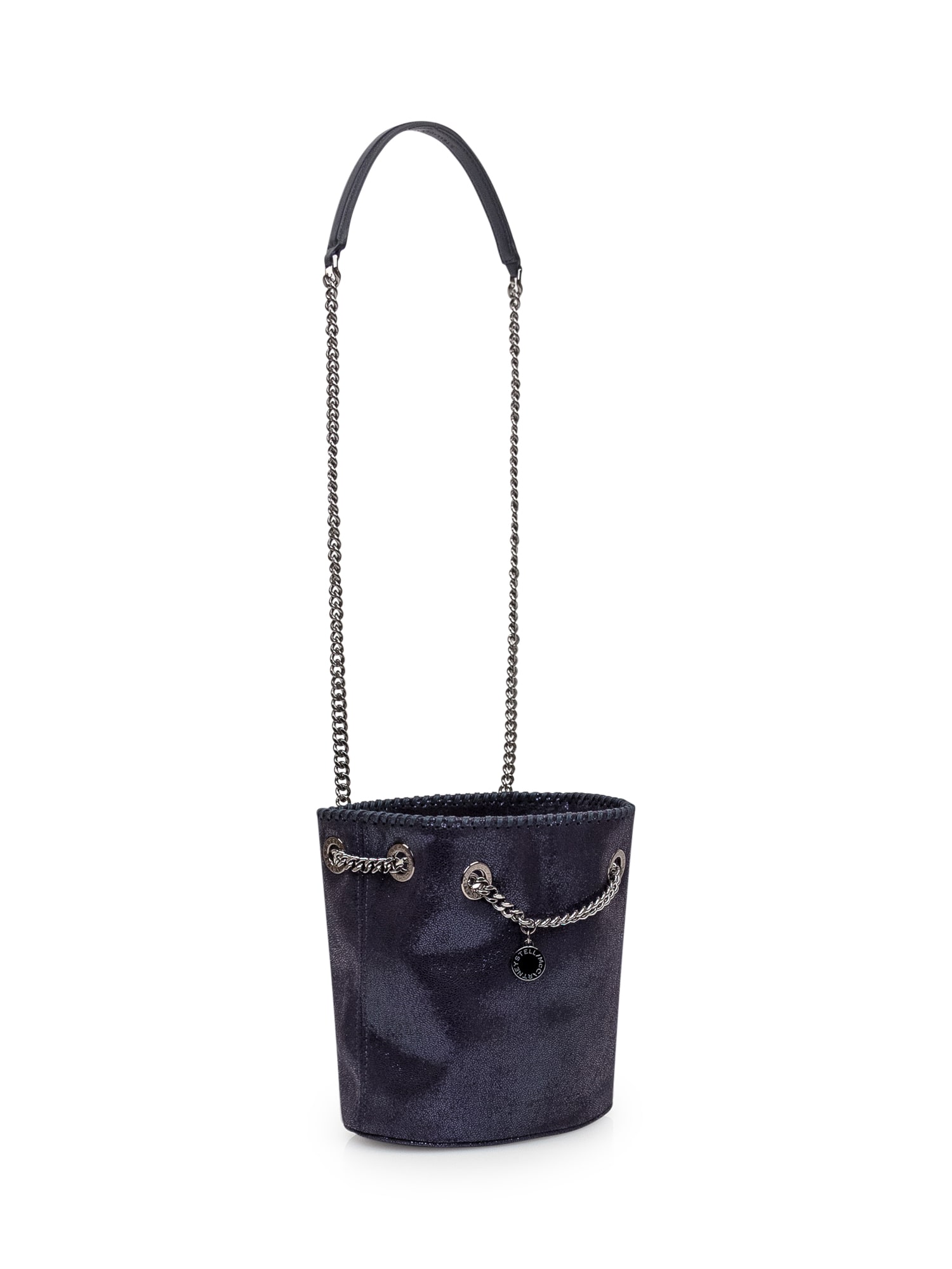 Shop Stella Mccartney Falabella Basket Bag In Ink