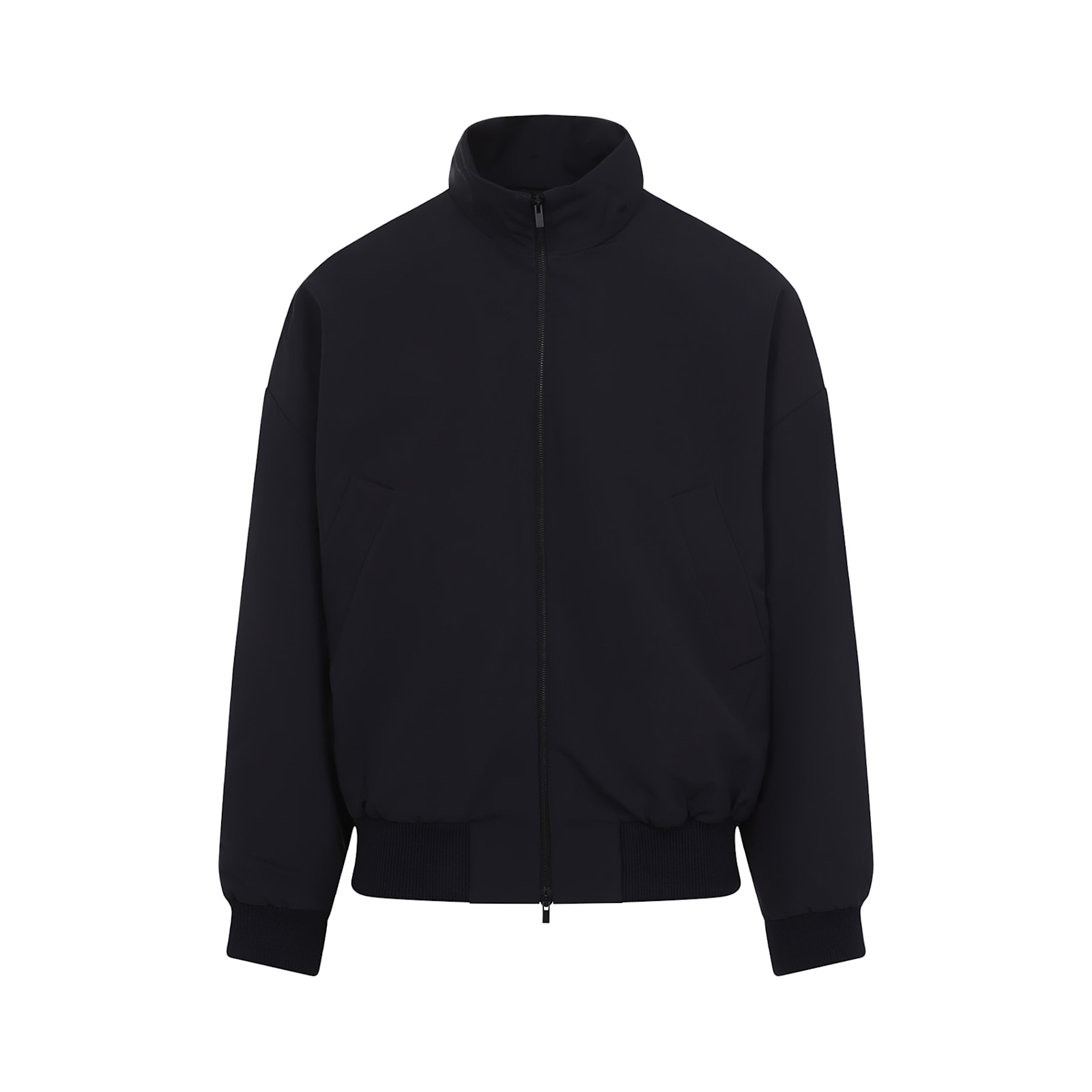 Fear Of God Tailored Blue Wool Jacket With Modern Silhouette In Navy