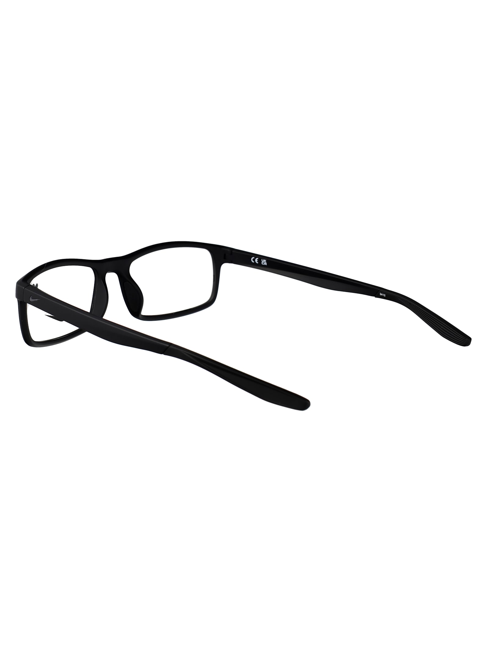 Nike Matte Black Acetate Glasses In Black