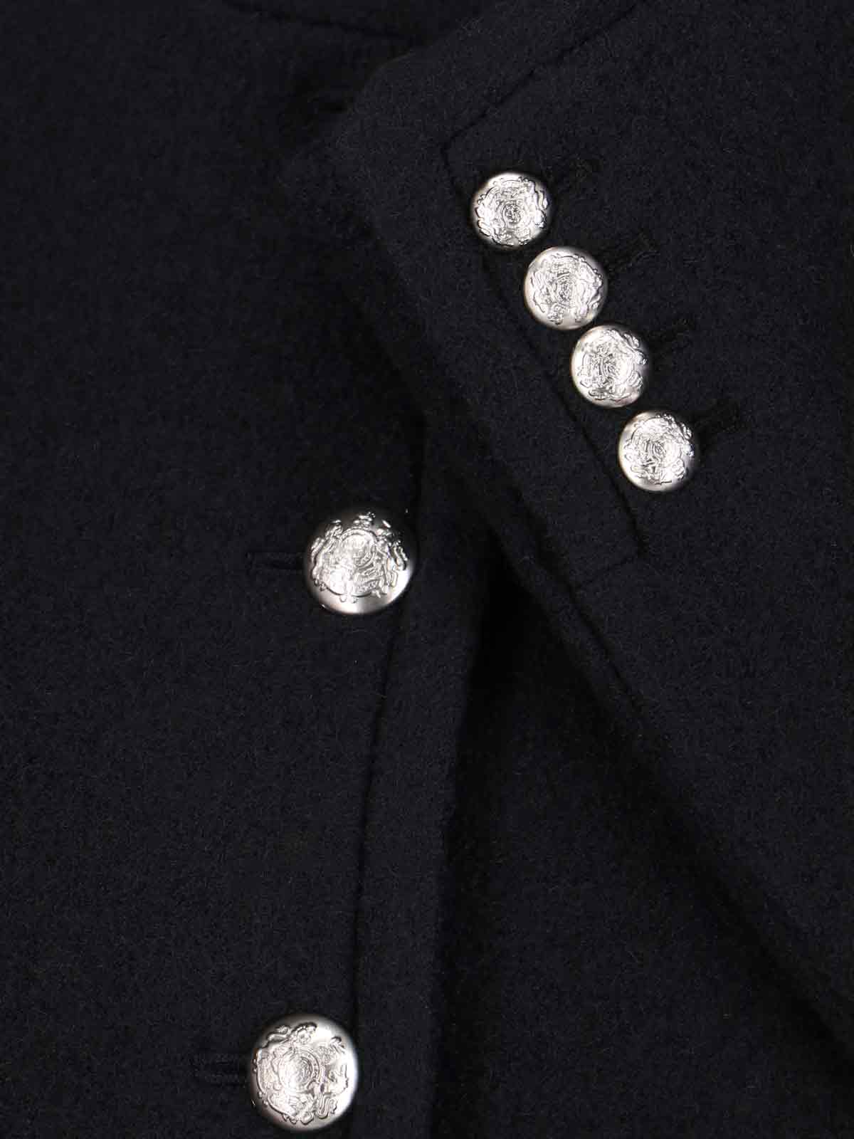 Dunst Tailored Tweed Jacket In Black