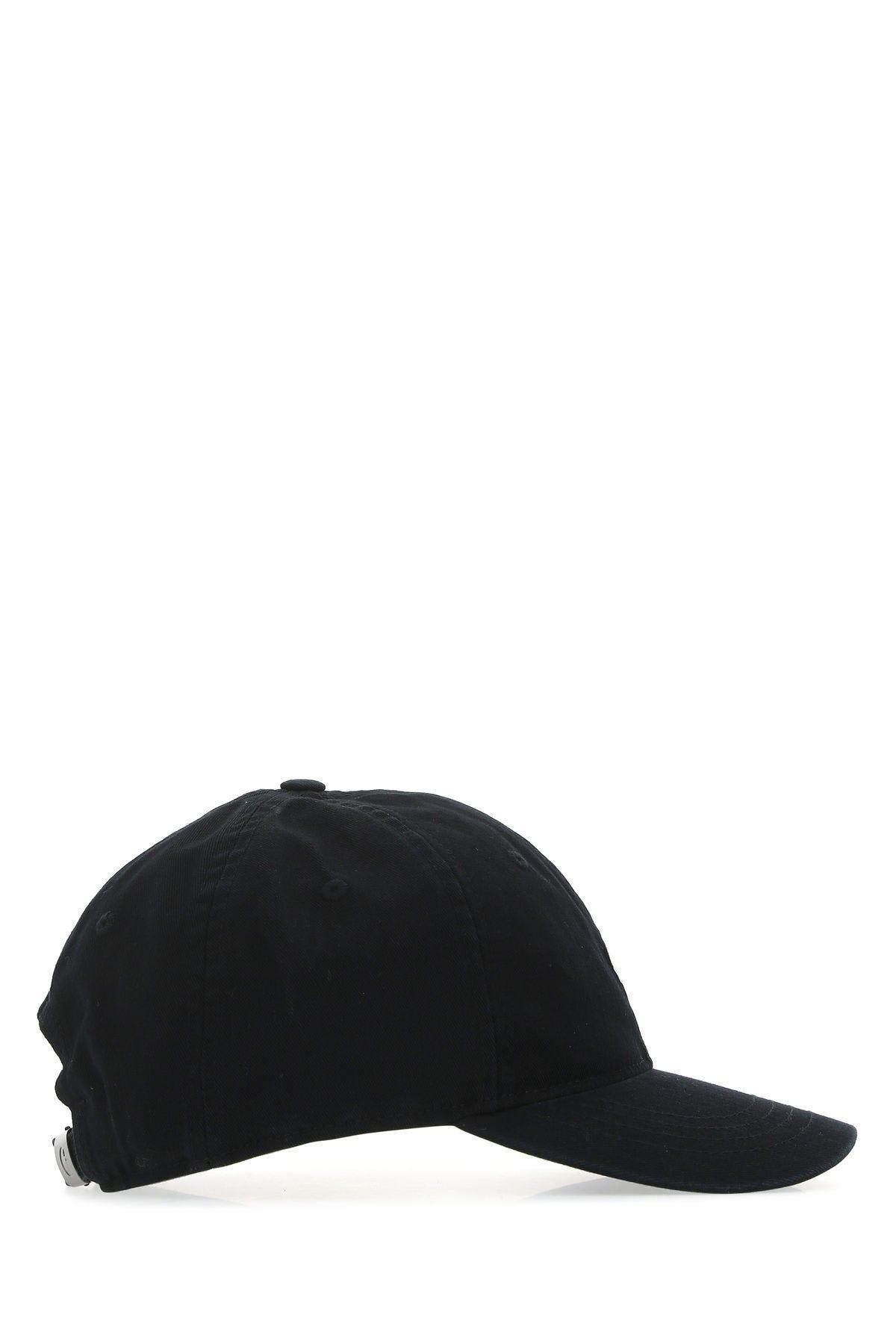 Shop Carhartt Black Cotton Madison Logo Cap In Nero