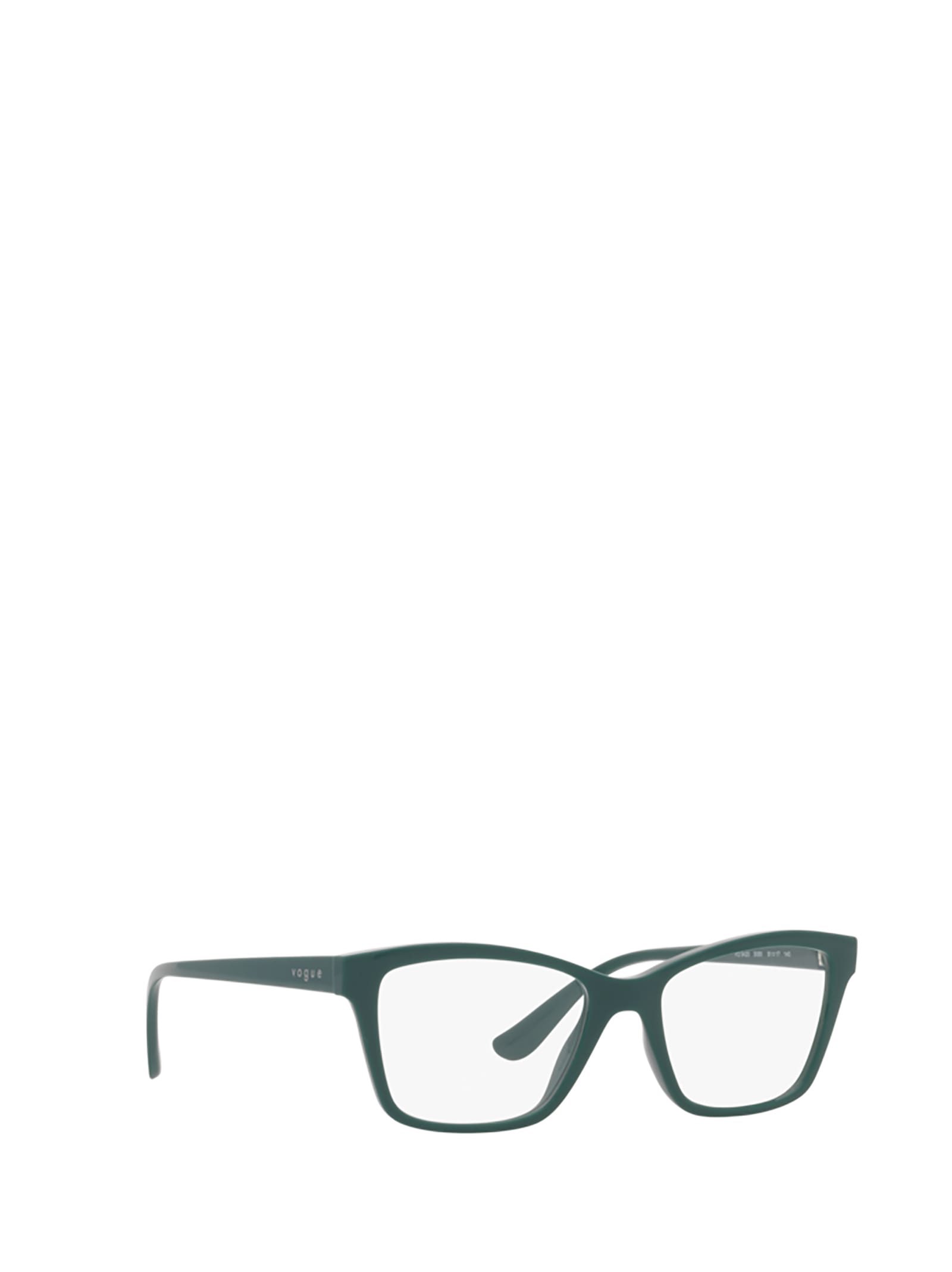 Shop Vogue Eyewear Vo5420 Full Dark Green Glasses