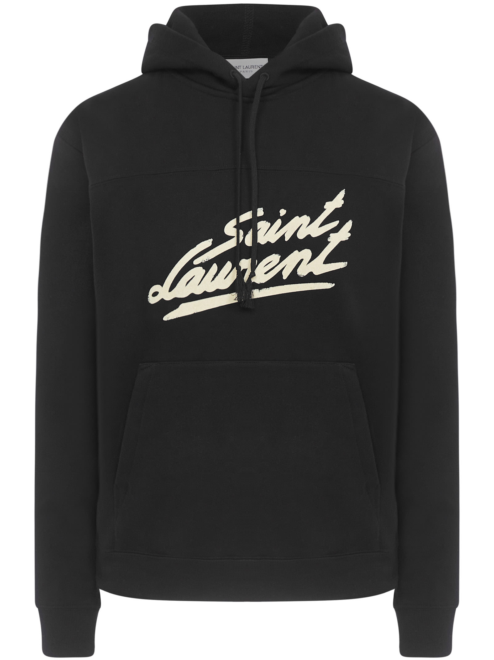 Saint Laurent Monogram Sweatshirt In Black