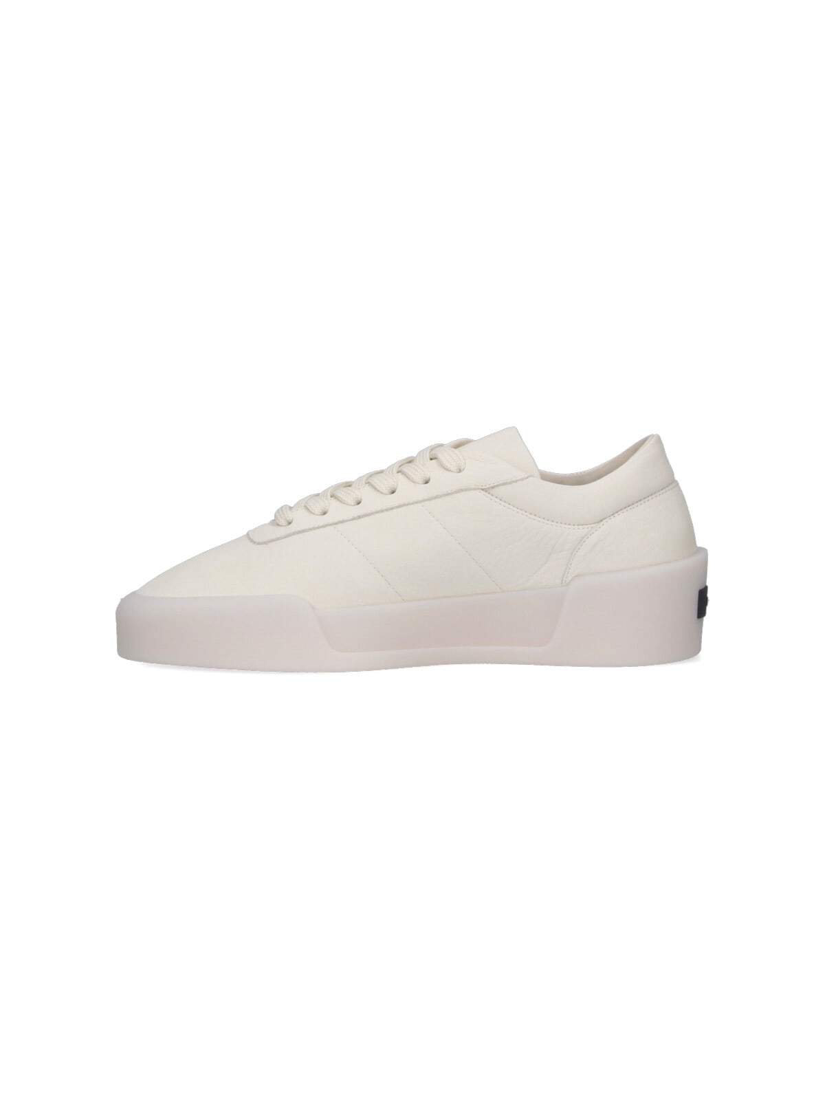 Fear Of God Man Sneakers Ivory Size 7 Leather In Metallic