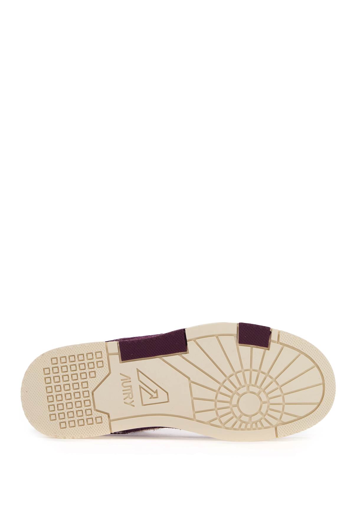 Autry Suede Clc Sne In Cream Barolo (purple)