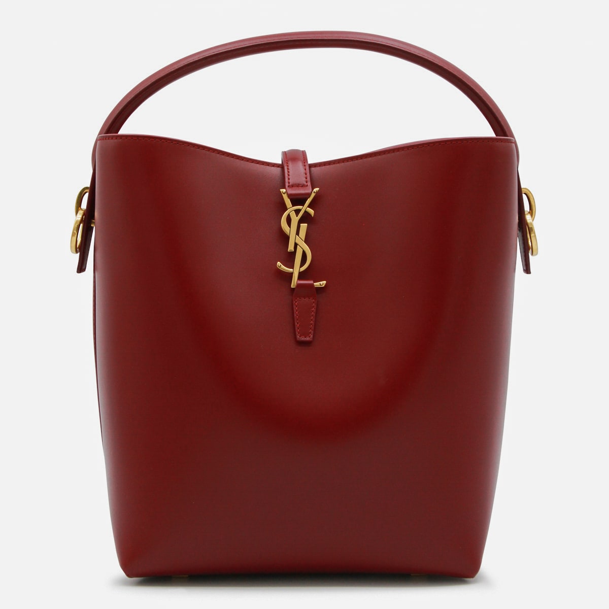 Saint Laurent Red Leather Le 37 Satchel