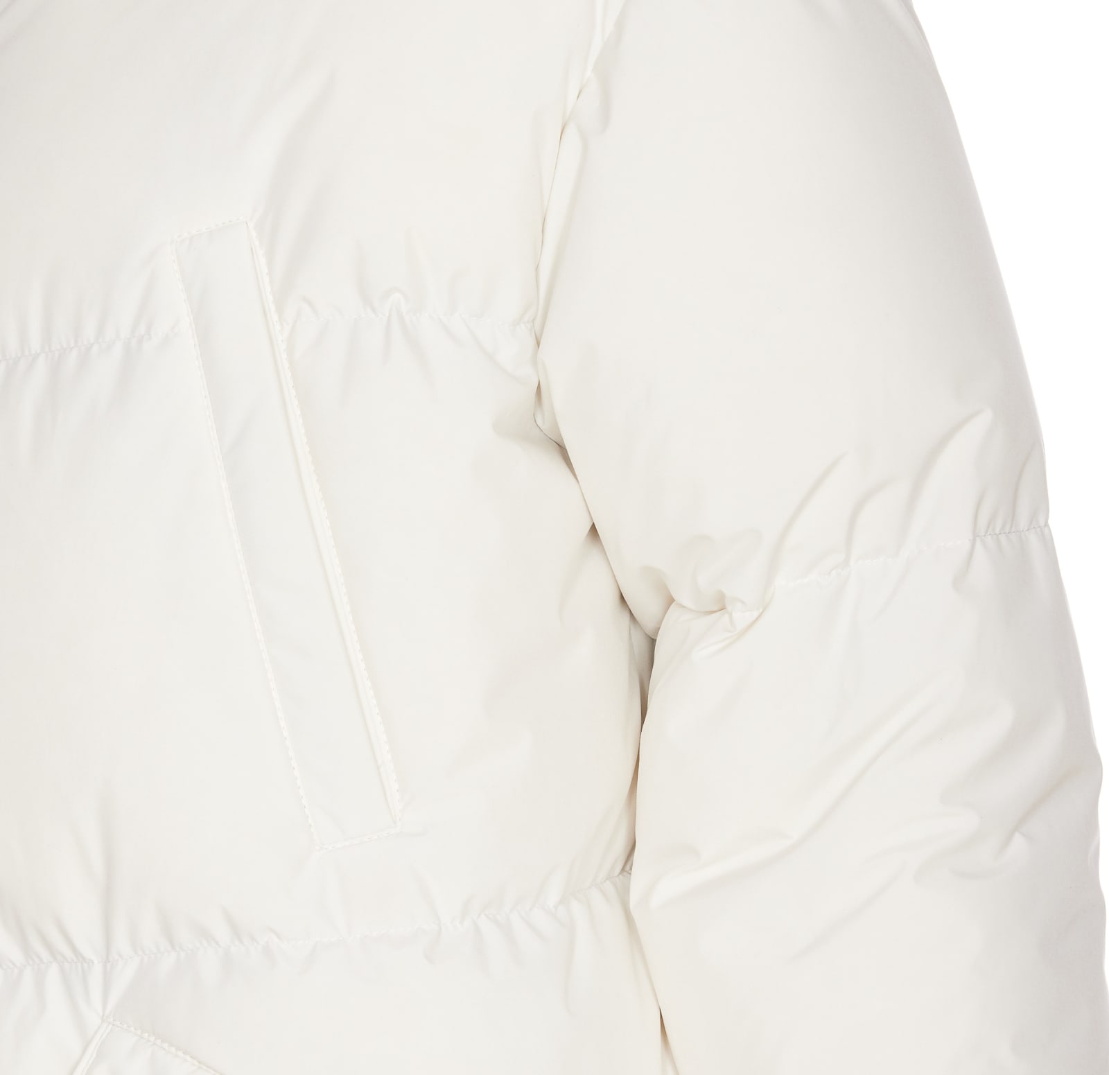 Shop Moorer Calliope Down Jacket In White