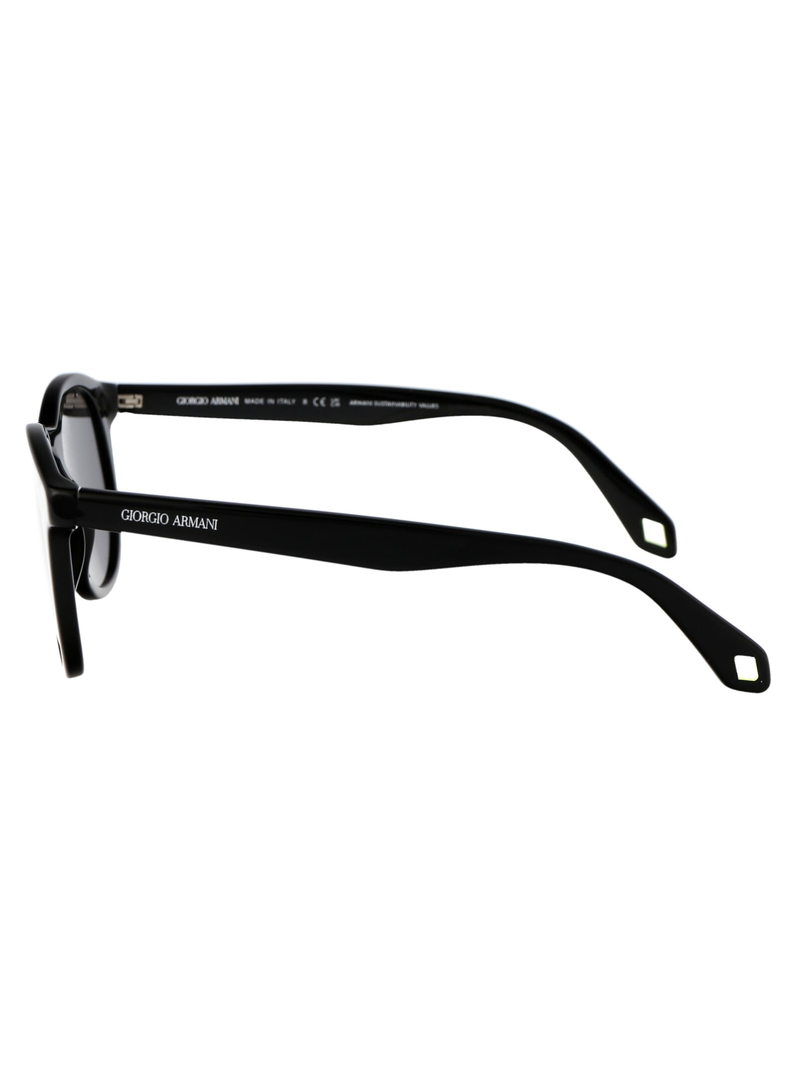 Shop Giorgio Armani 0ar8192 Sunglasses In 5875b1 Black