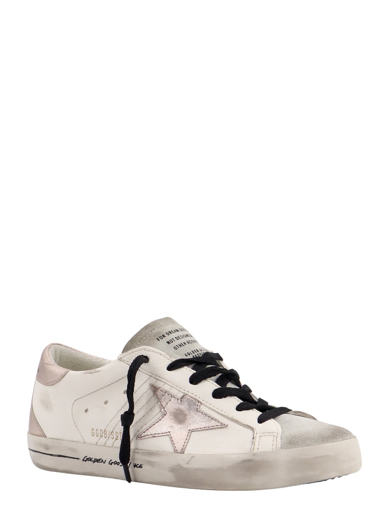 Shop Golden Goose Superstar Sneakers In White