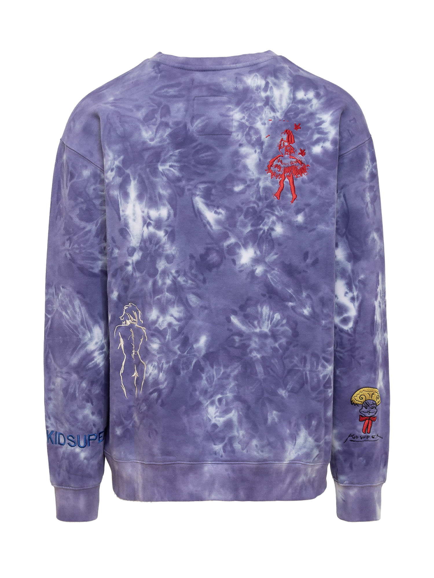 Shop Kidsuper Dye Sweatshirt In Purple