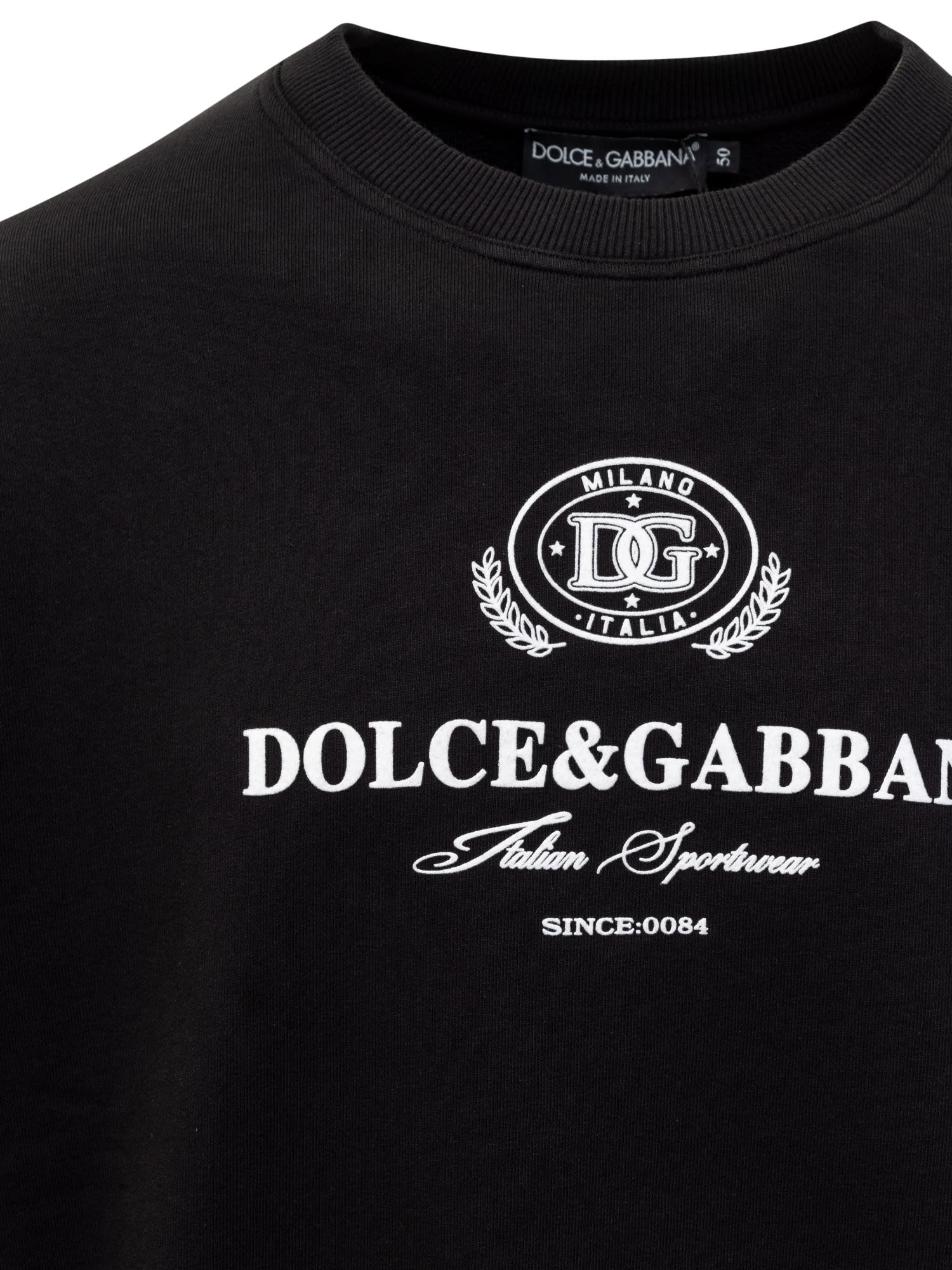 Shop Dolce & Gabbana Dolce&gabbana Italian Sportswear Hoodie In Nero