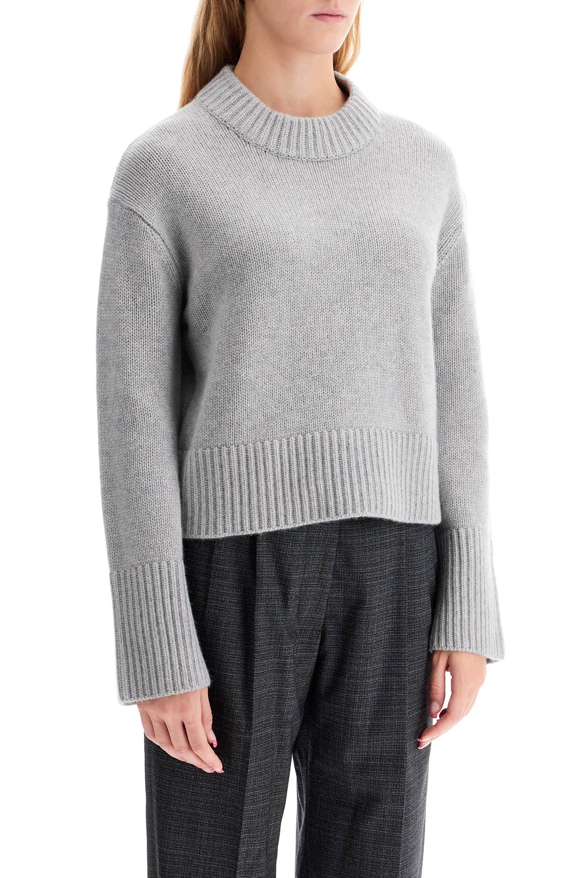 Shop Lisa Yang Cashmere Sony Pullover Sweater In Dove Grey (grey)