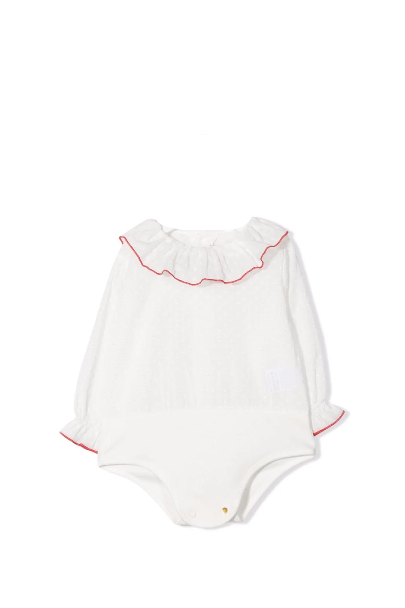 La Stupenderia Babies' Body With Ruches In White