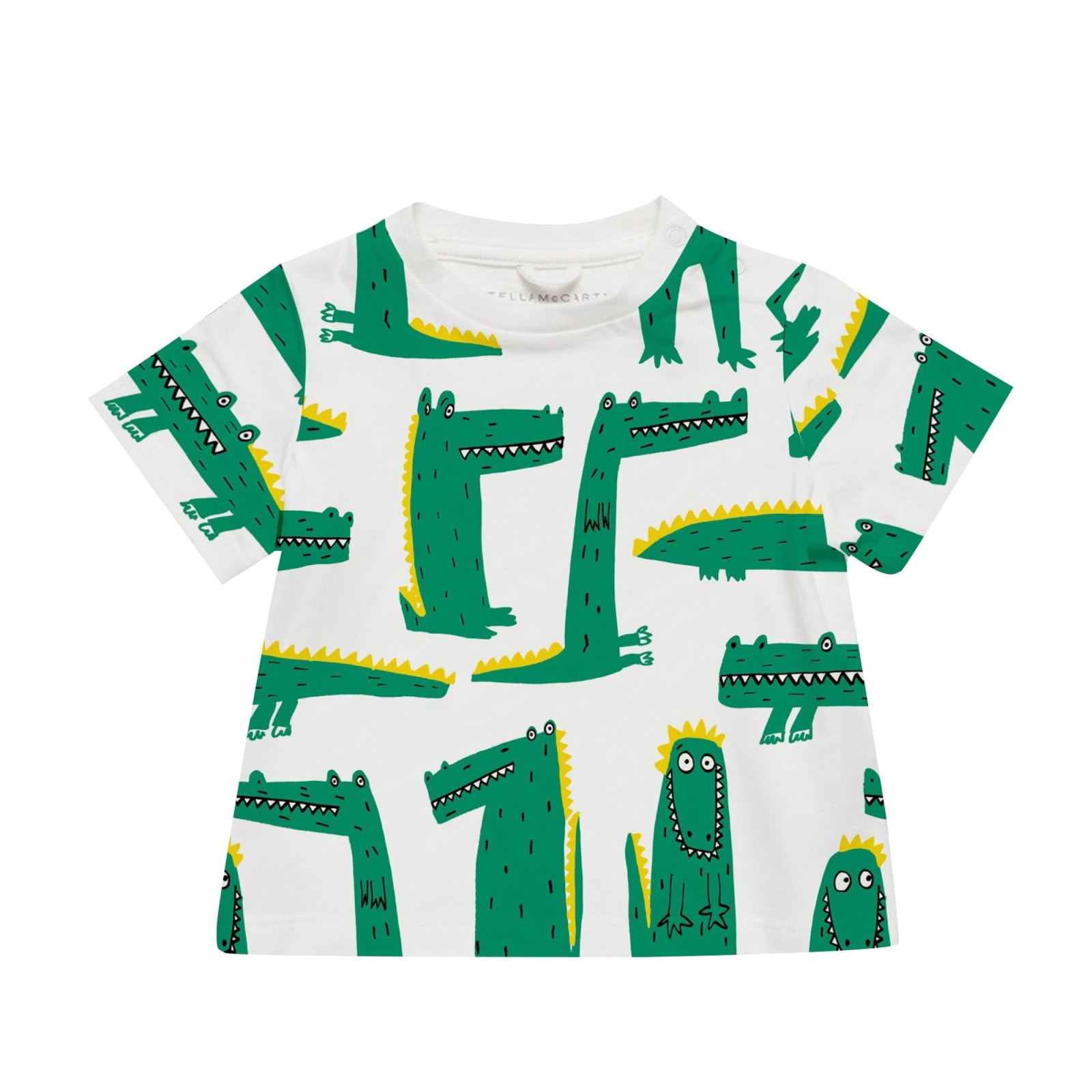 Stella McCartney Kids T-shirt With Crocodile Effect