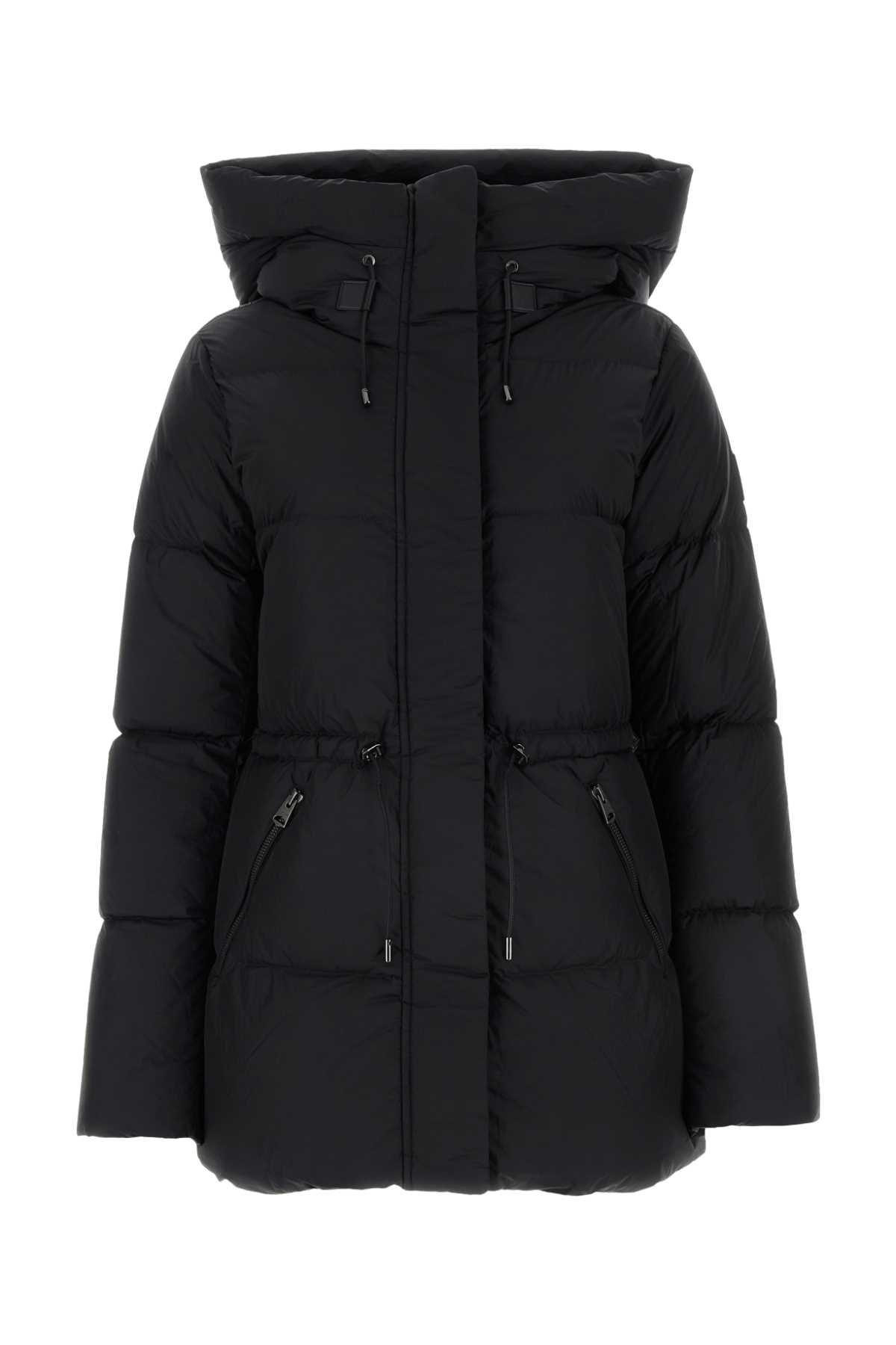 Black Nylon Freya Down Jacket