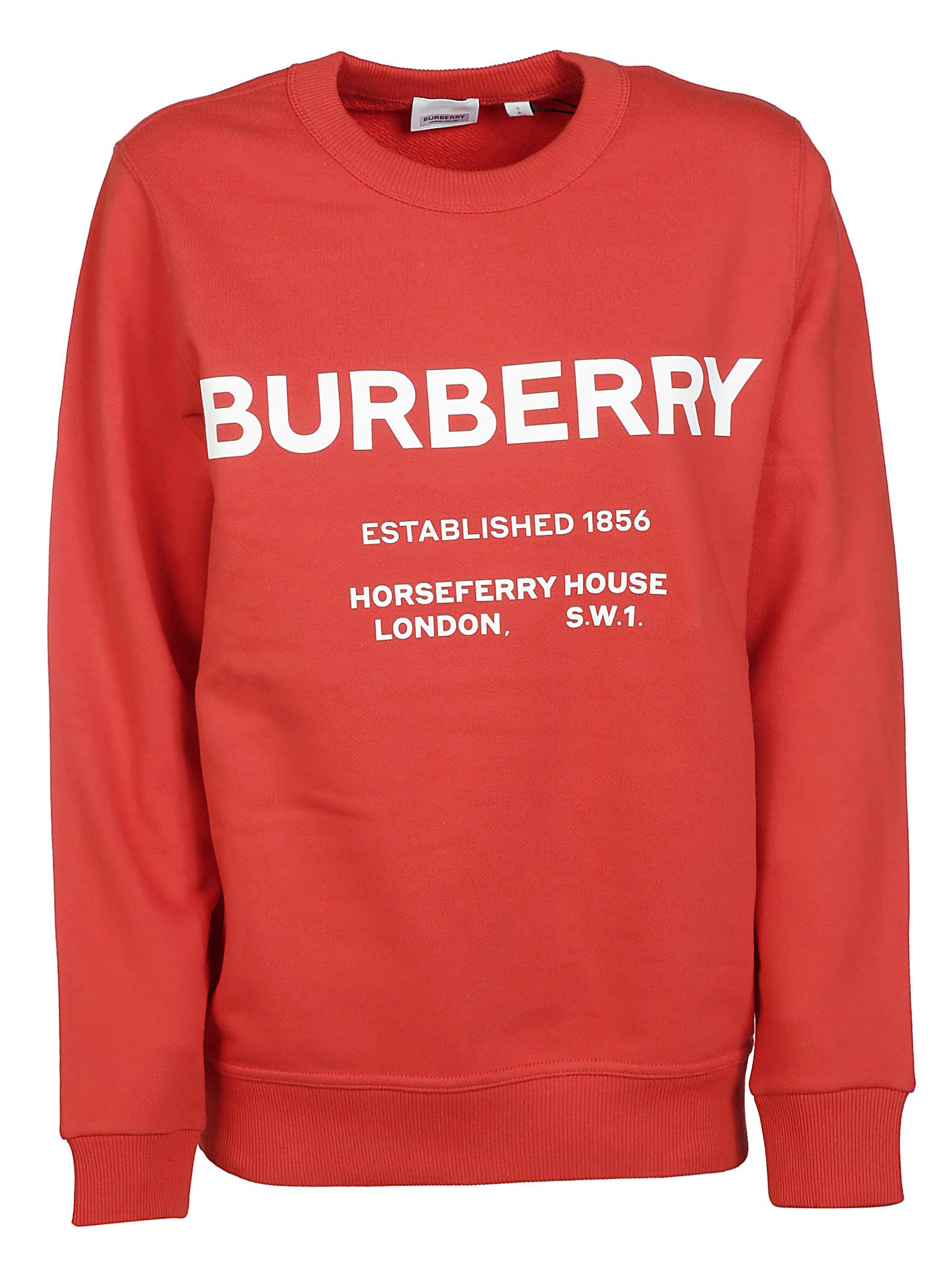 red burberry sweatshirt