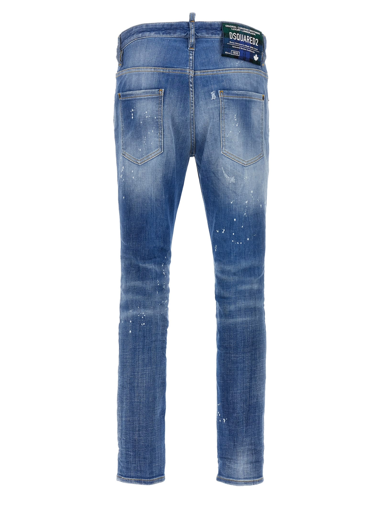 Dsquared2 Blue Supertwinky Jeans In Blue