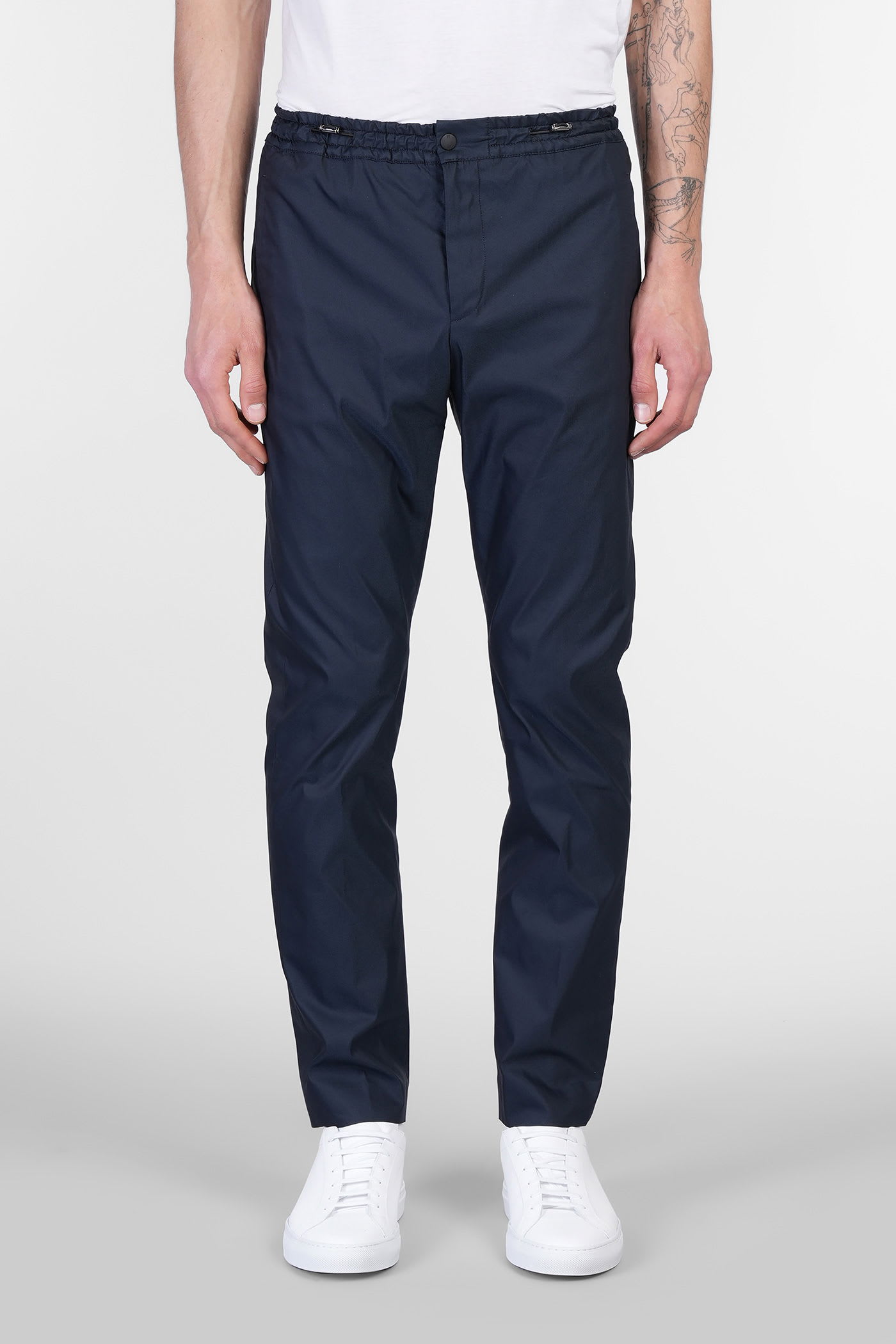 Nu56 Pants In Blue Cotton