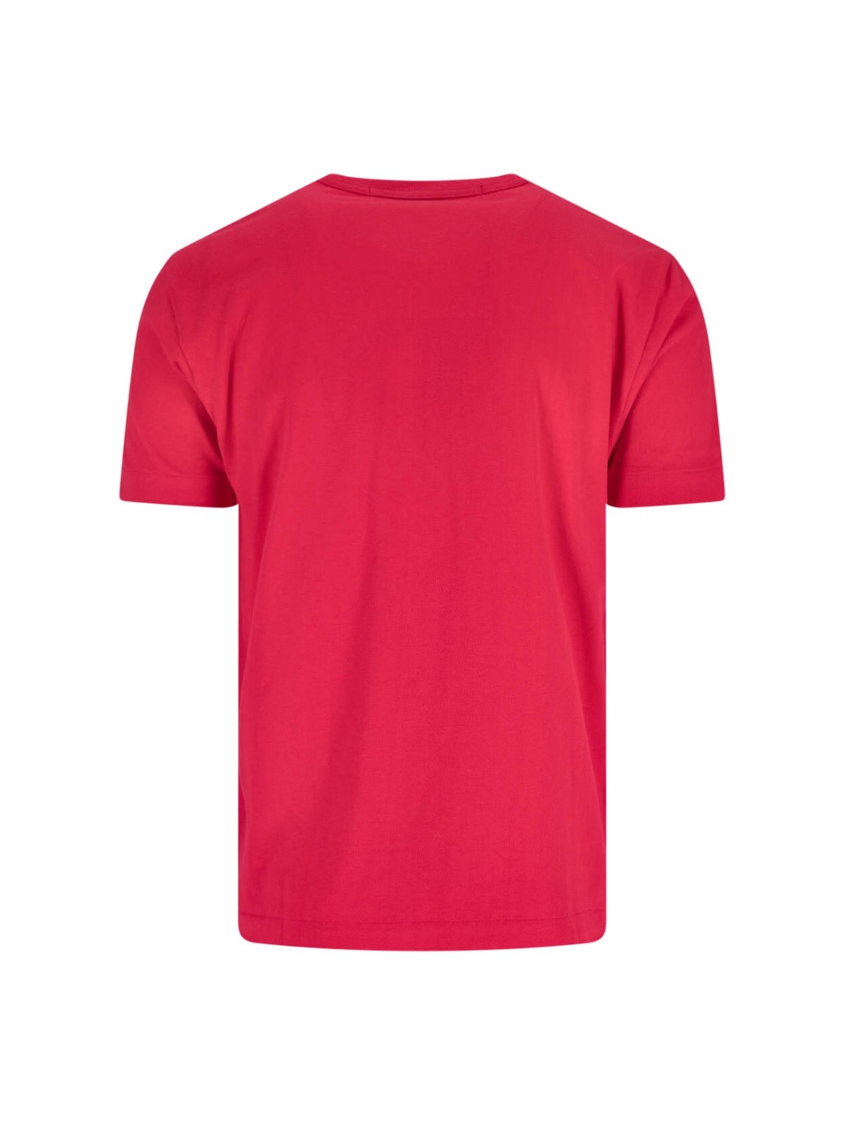 Comme Des Garçons Play Logo T-shirt In Black