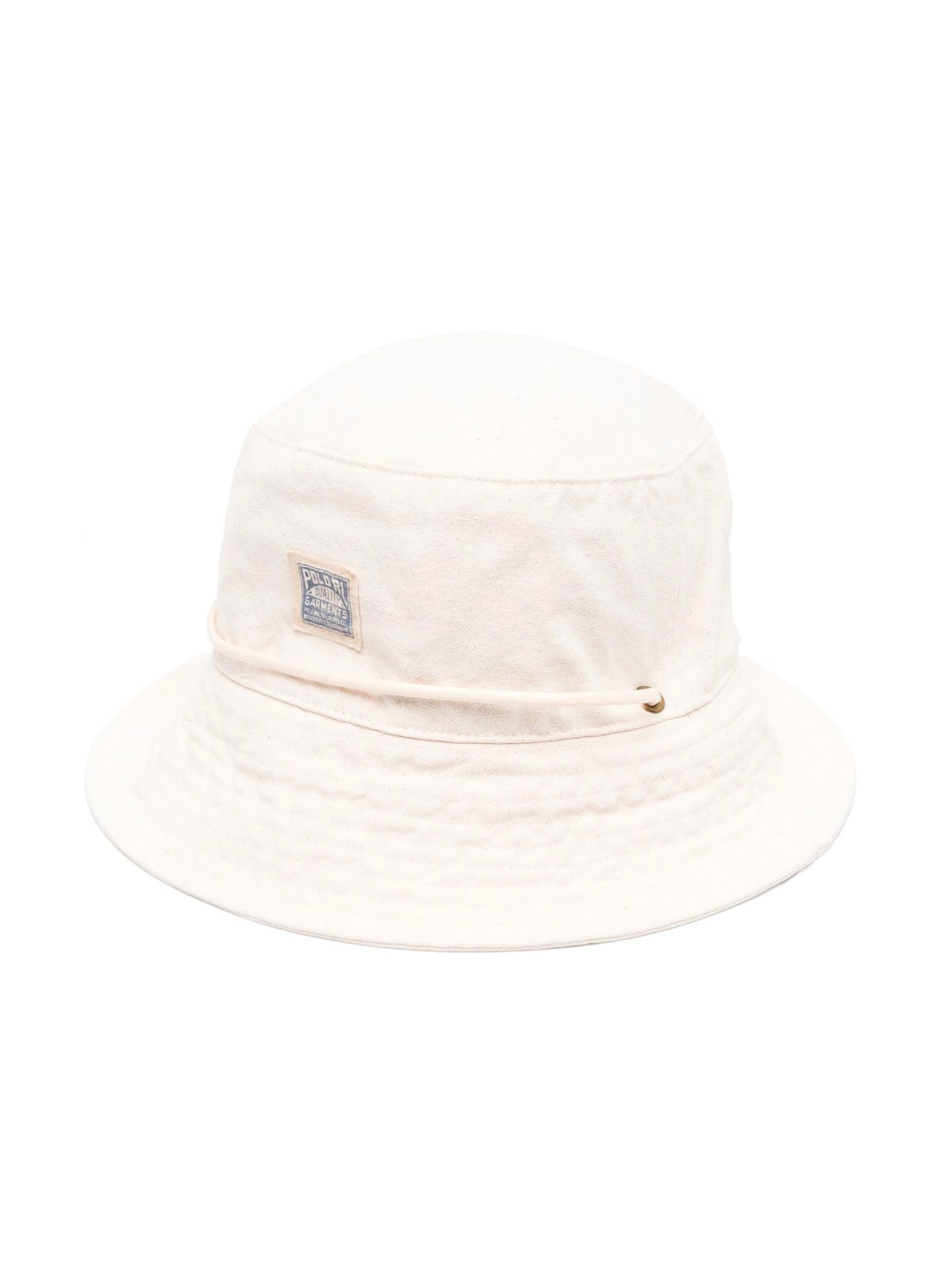 Shop Polo Ralph Lauren Bucket Hat Bucket Hat In White Denim Wash