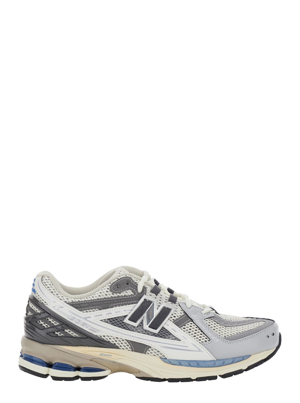 New Balance 1906r Grey Sneaker With Mesh Design And Side Logo In Synthetic Fiber Unisex