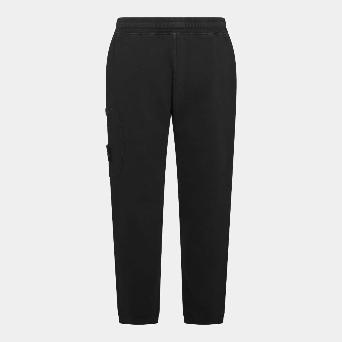 Shop Stone Island Black Cotton Pants