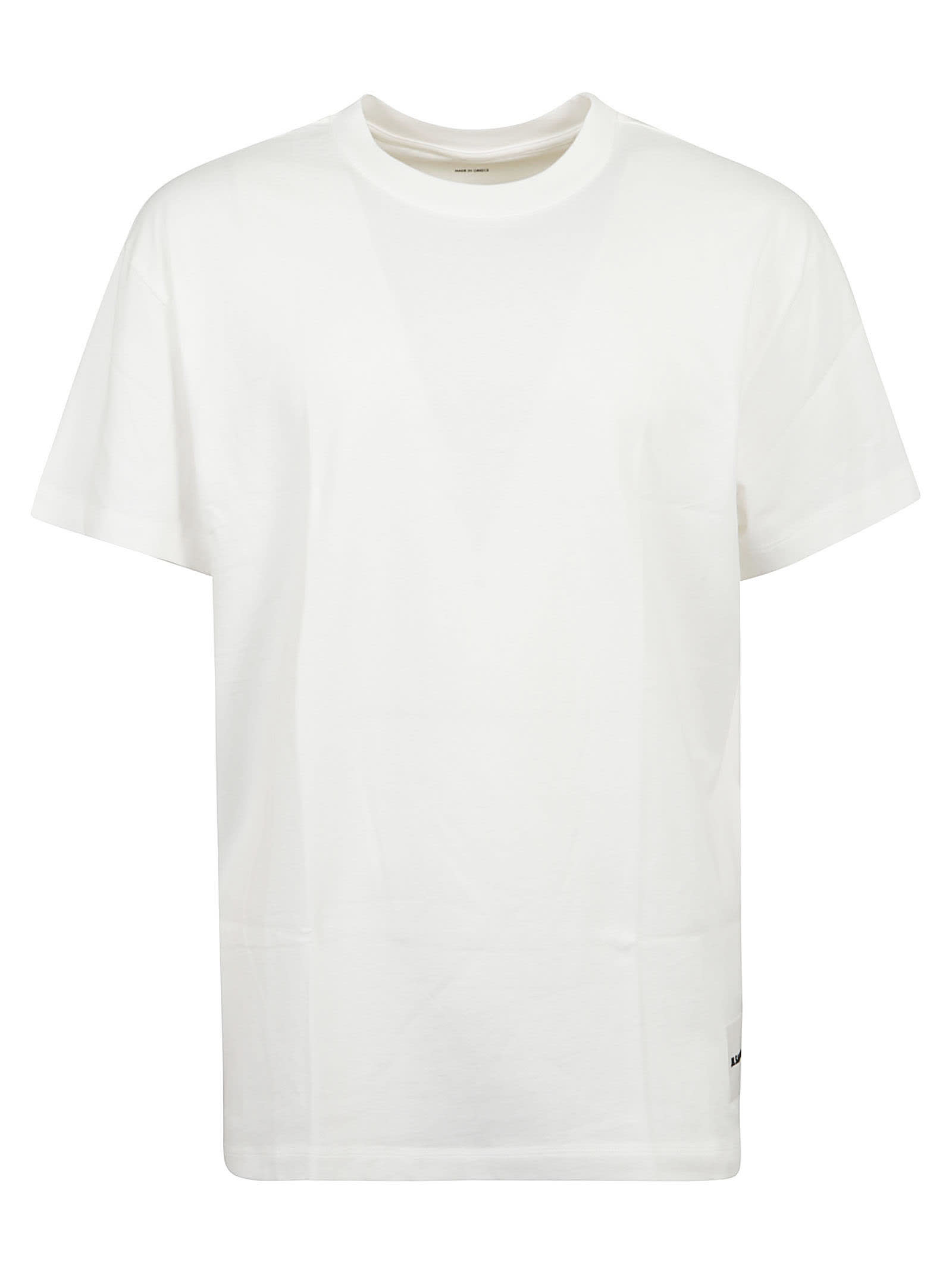 Jil Sander Logo Patched 3 Packed T-shirt