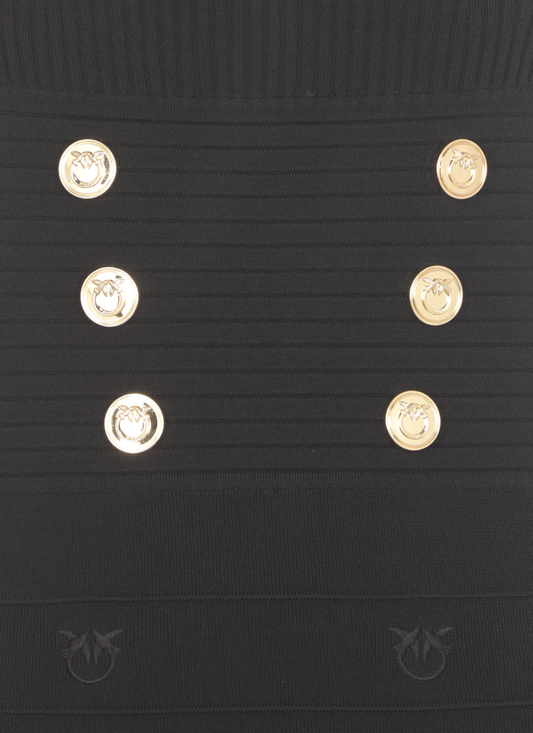 Pinko Cactus Dress In Black