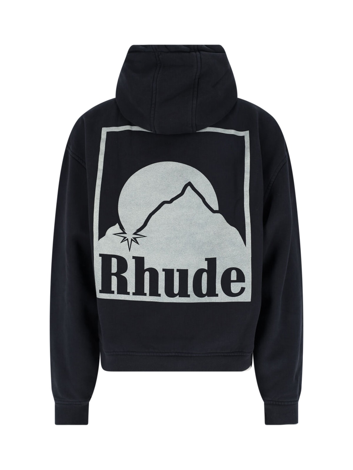 Rhude Men's Moonlight Badge Hoodie In Black