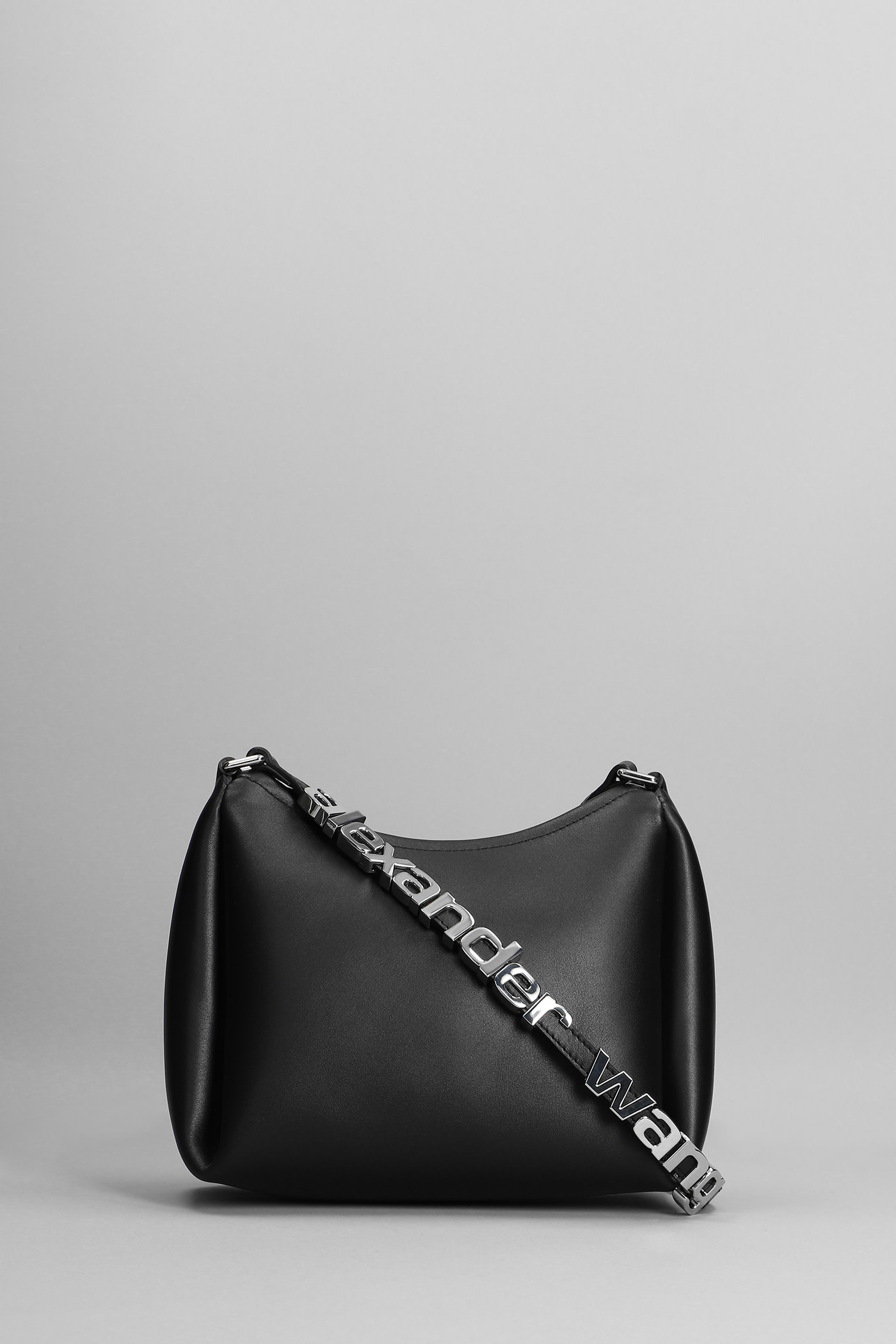 Alexander Wang Shoulder Bag In Black Leather