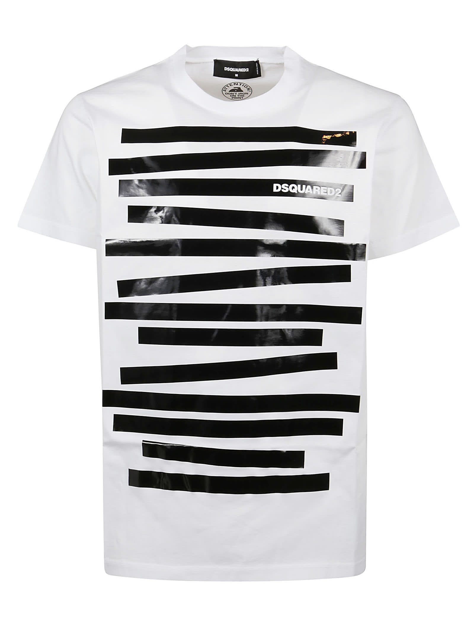 DSQUARED2 T-SHIRT,S71GD1011 S23009 100 WHITE