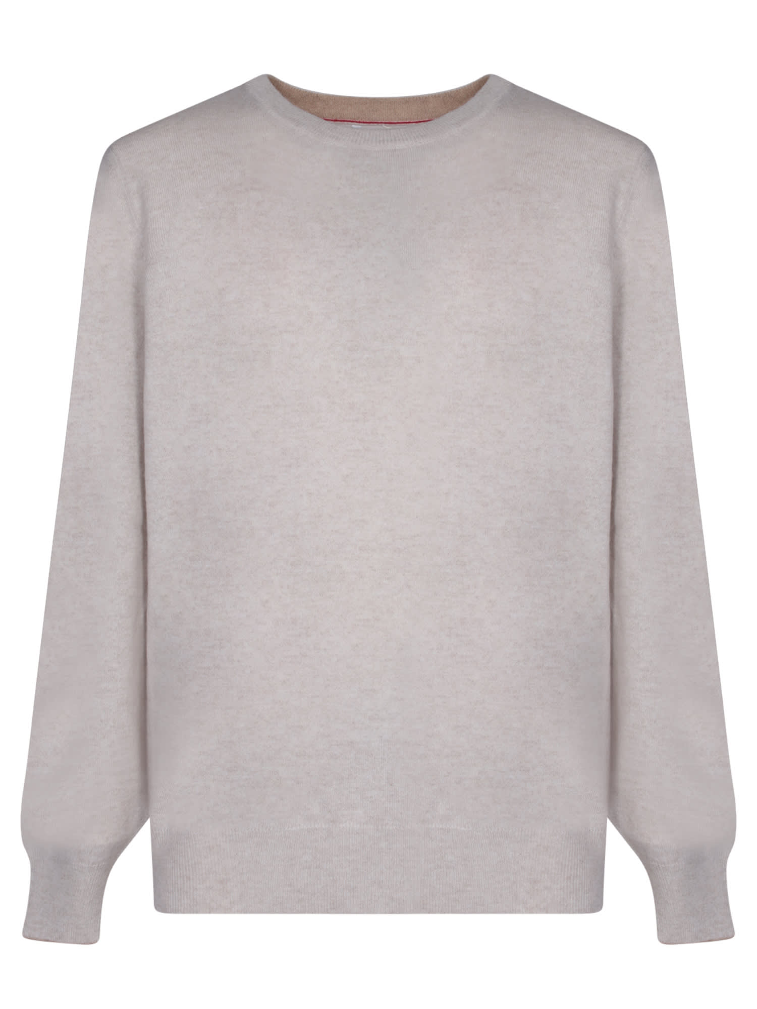 Shop Brunello Cucinelli Pearl Cashmere Sweater In Grey