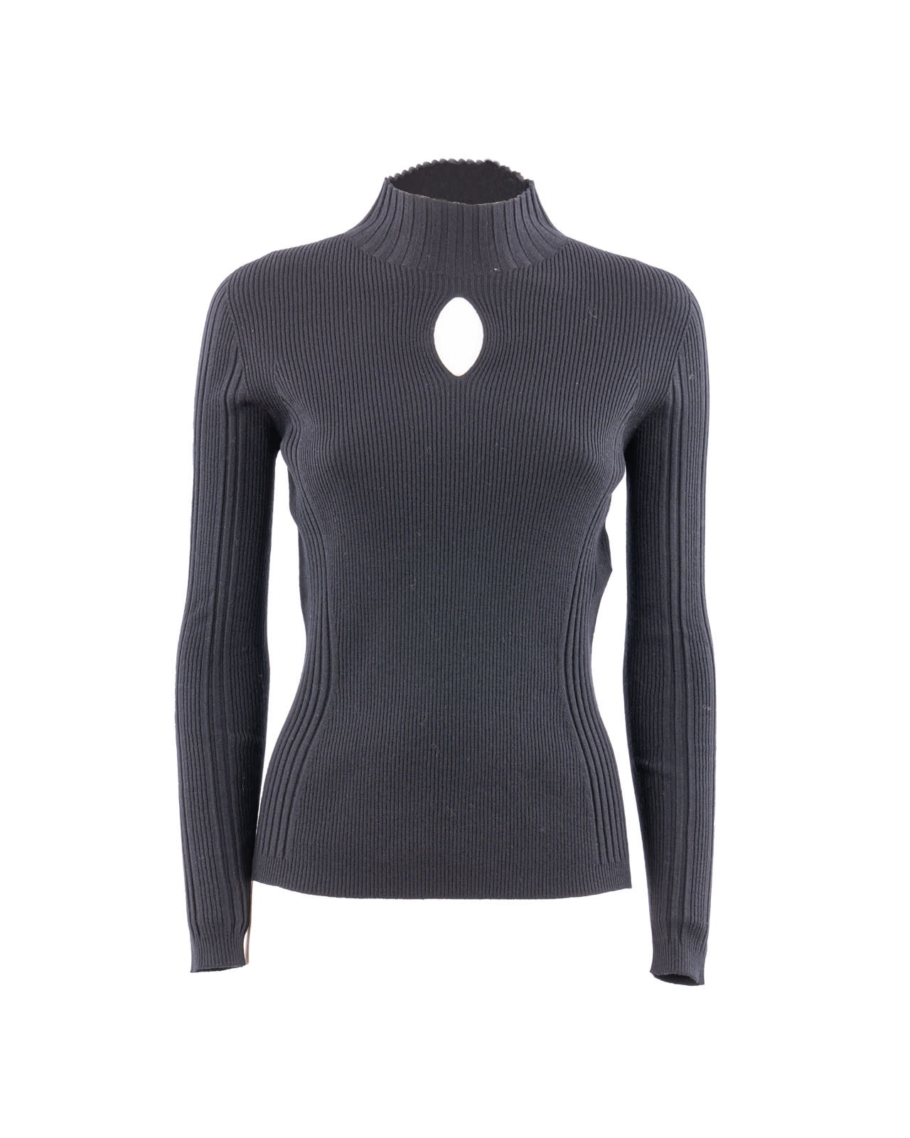 D. exterior Sweaters Black