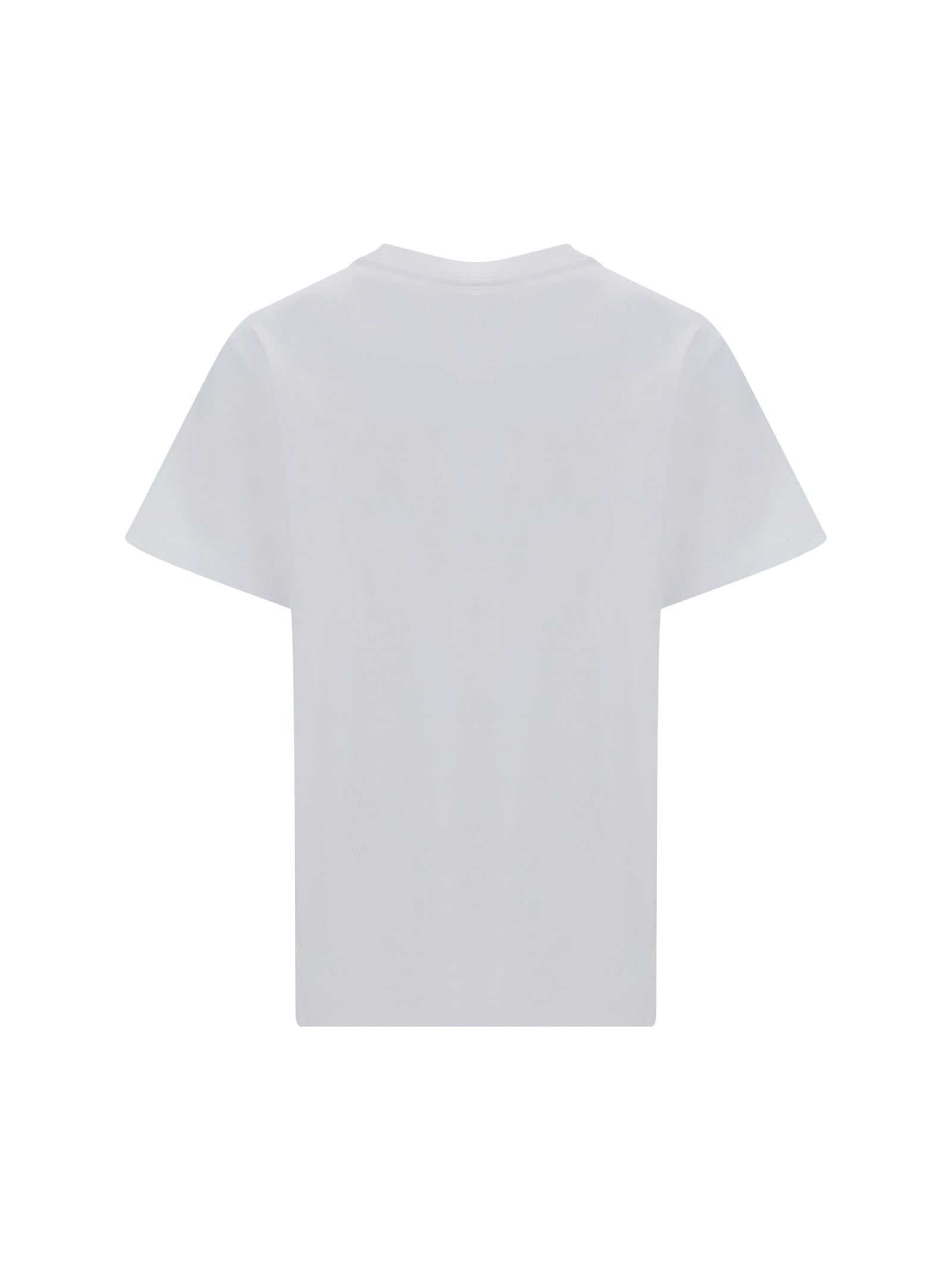 Ganni Graphic T-shirt In White