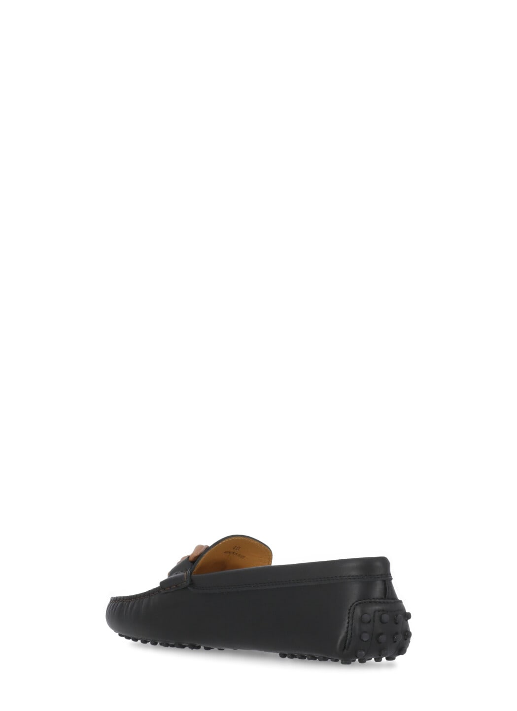 Tod's Kate Commino Chain-link Driving Shoes In Black